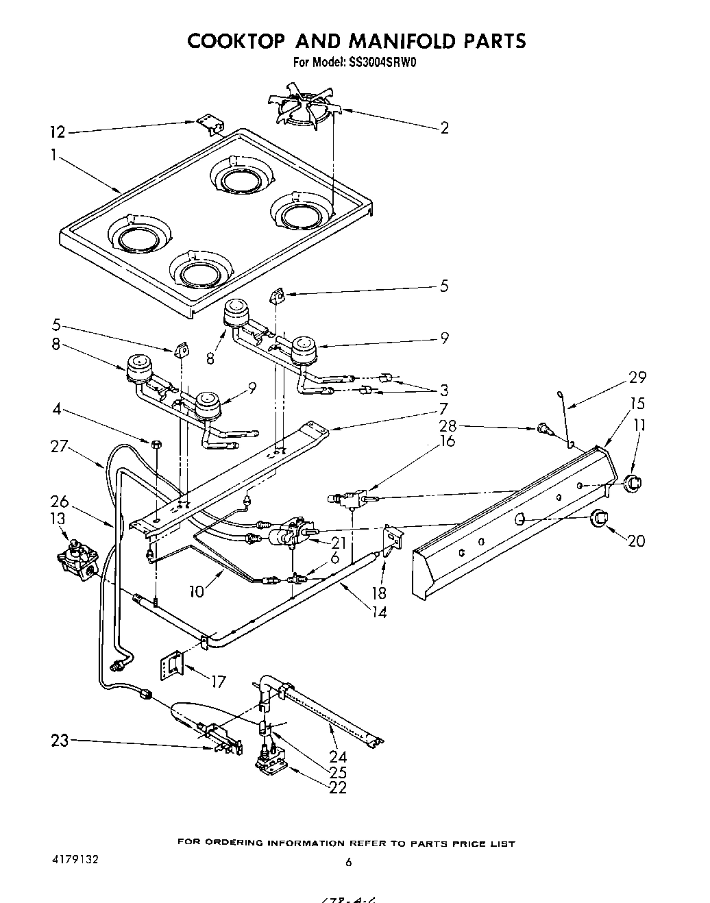 04 - COOKTOP AND MANIFOLD , LITERATURE A