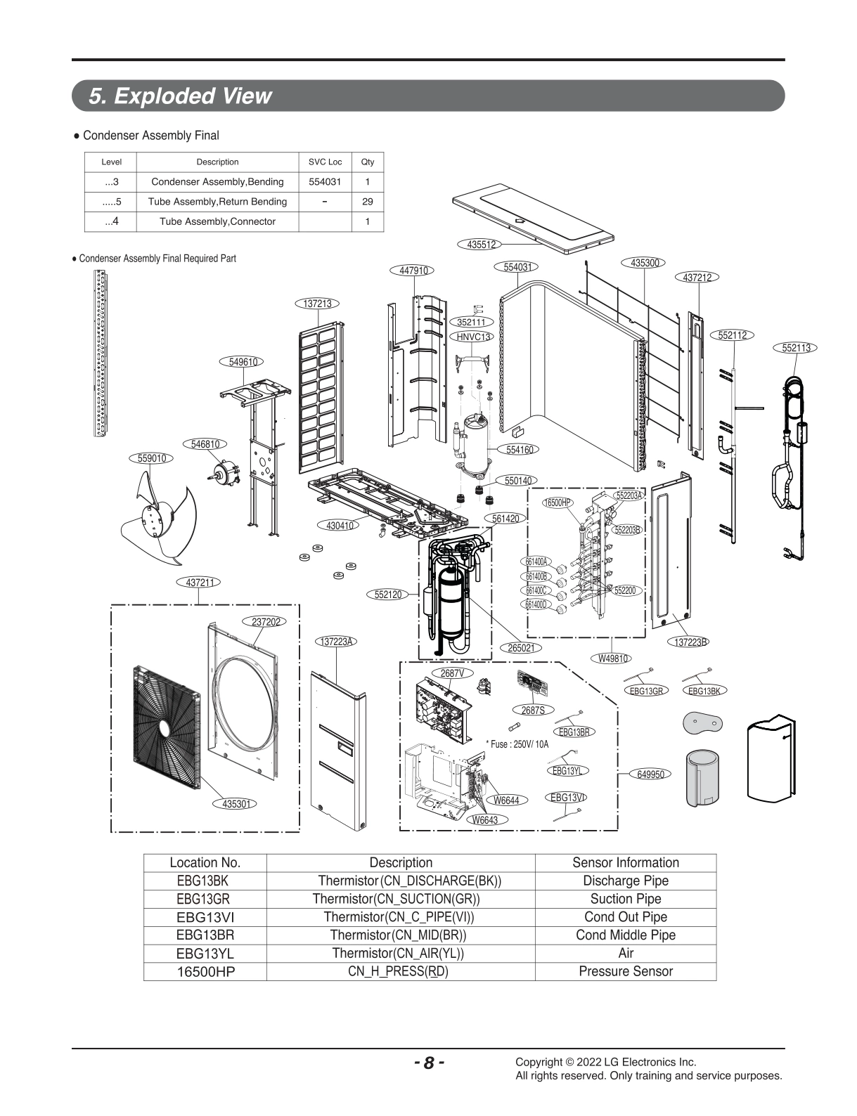 CONDENSER ASSEMBLY