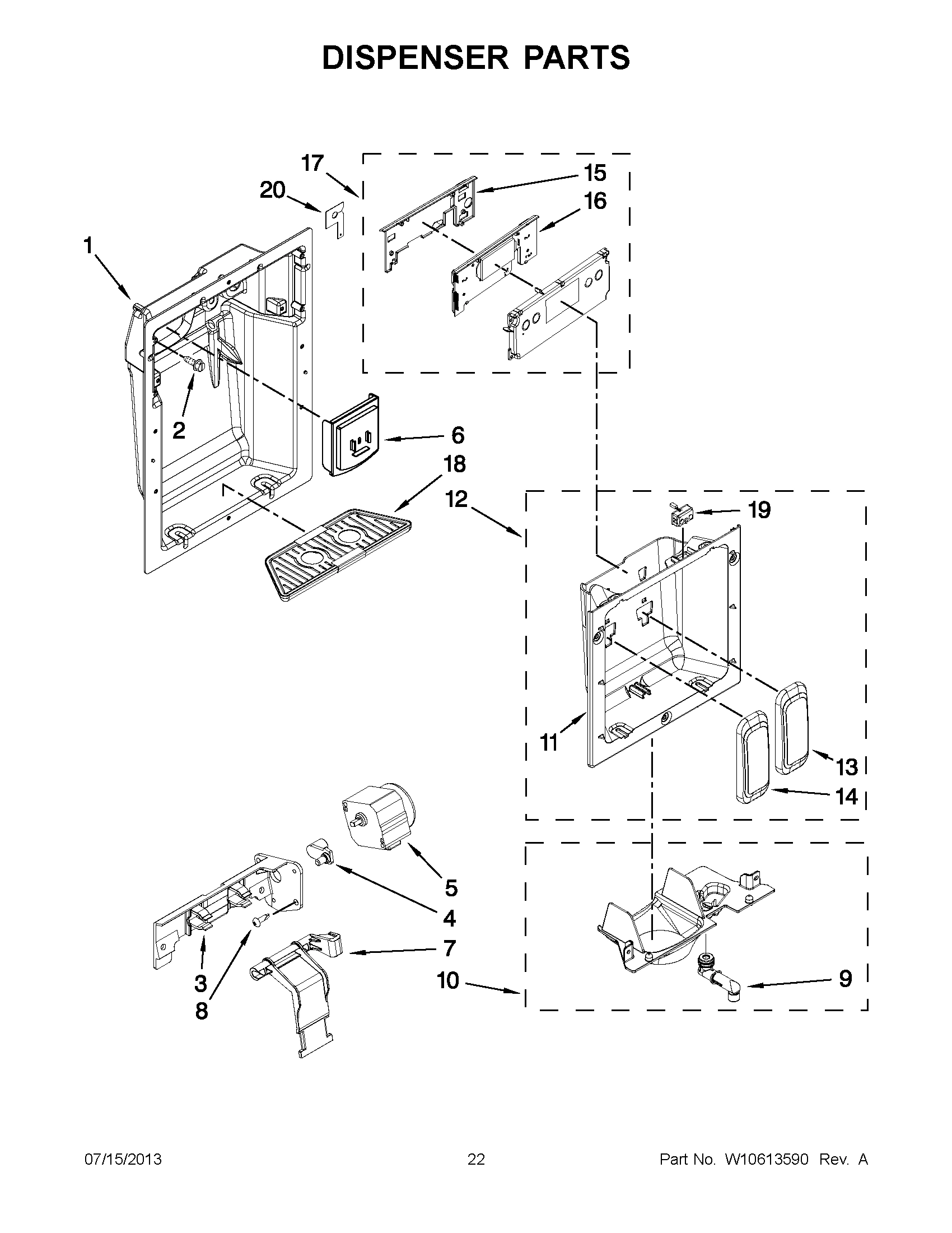 11 - DISPENSER PARTS
