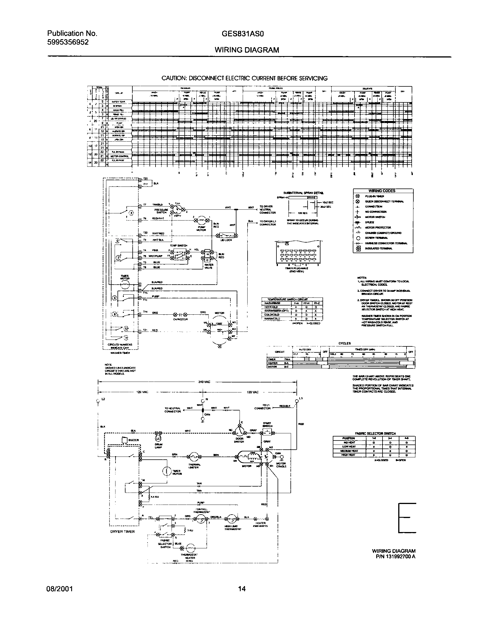 14 - 131992700 WIRING DIAGRAM