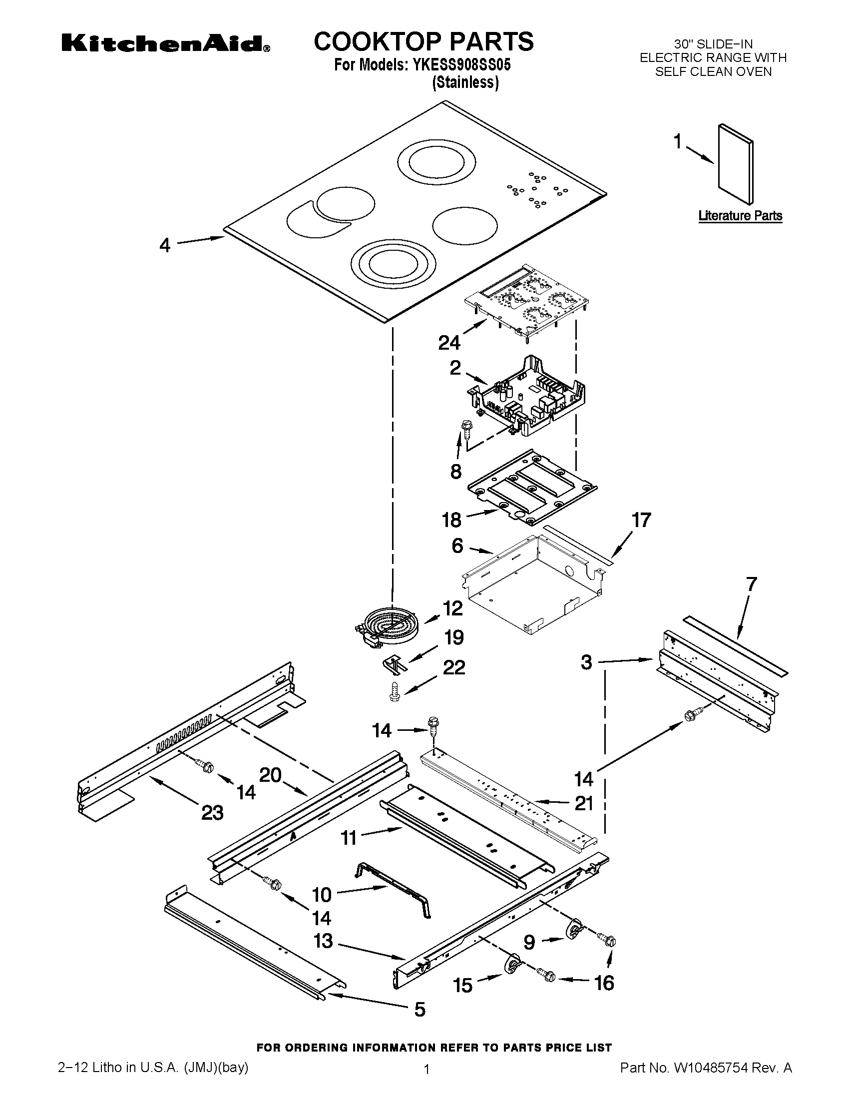 01 - COOKTOP PARTS