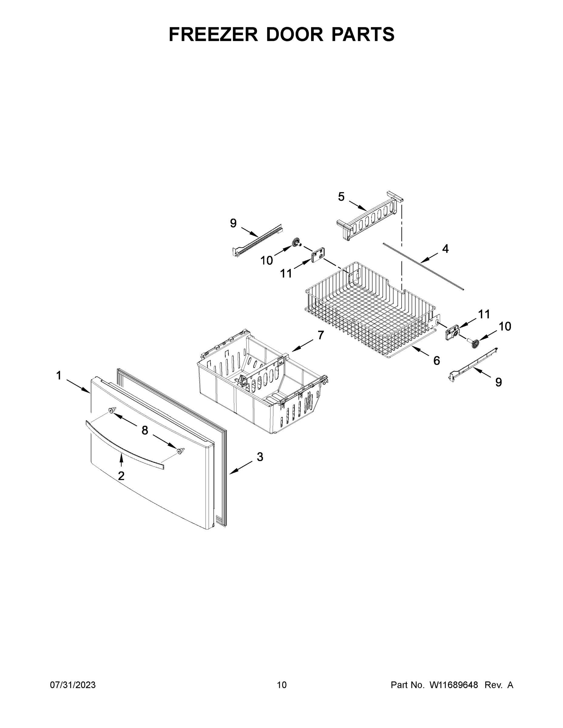 06 - FREEZER DOOR PARTS