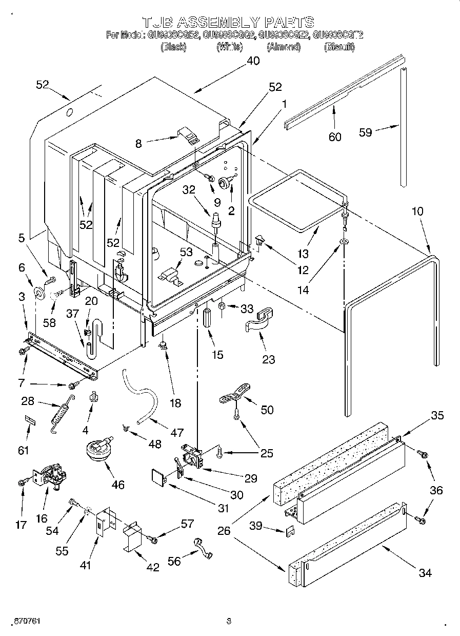 03 - TUB ASSEMBLY