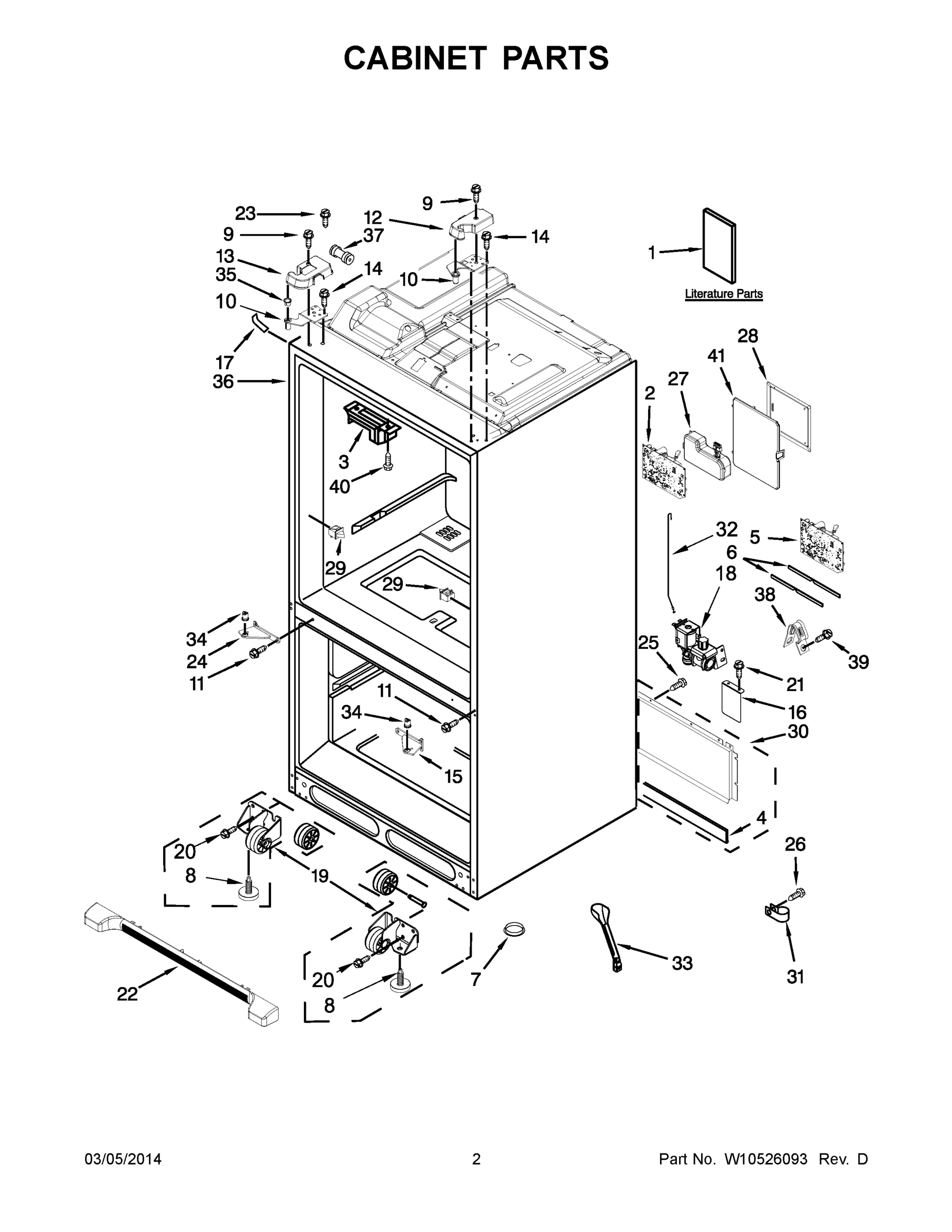 02 - CABINET PARTS