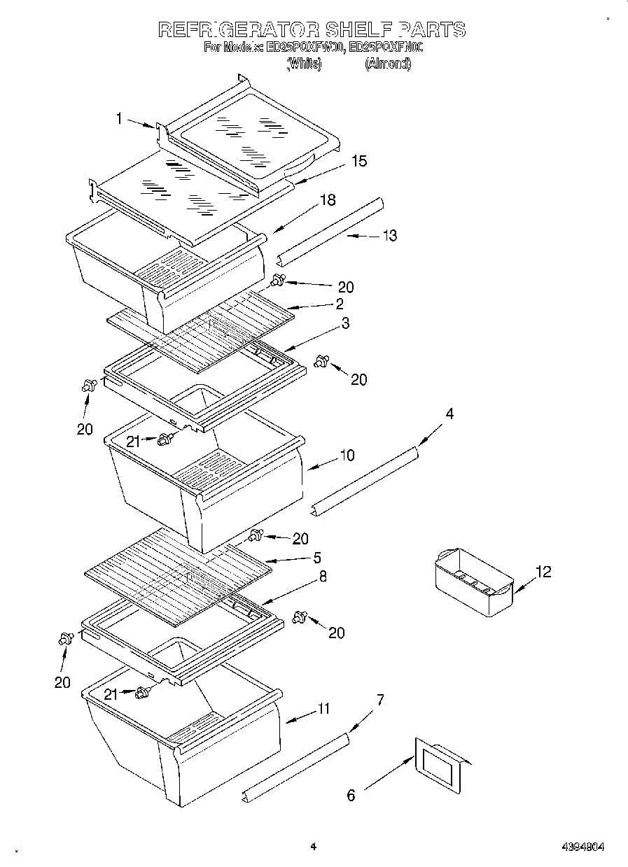 03 - REFRIGERATOR SHELF