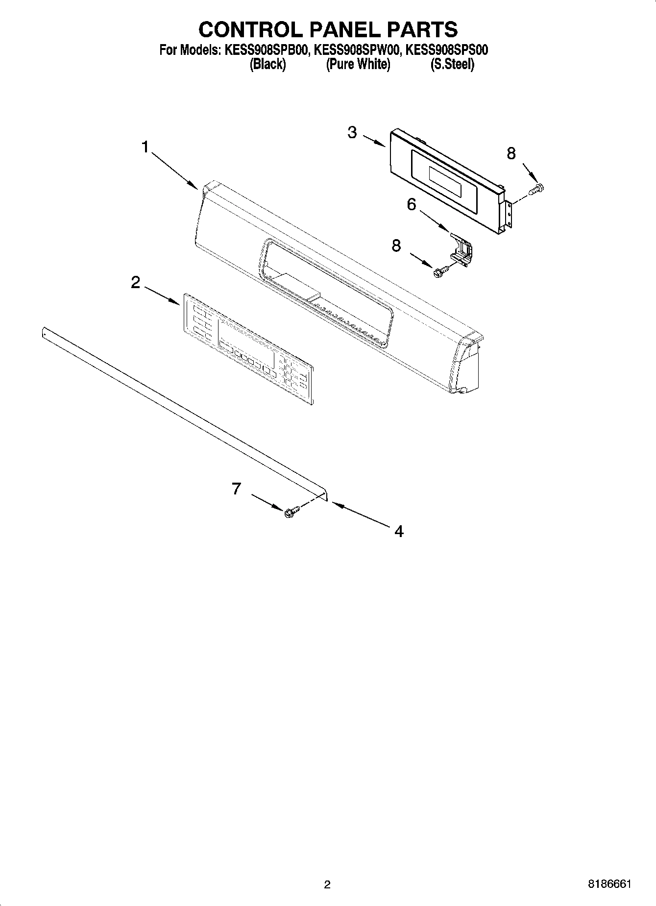 02 - CONTROL PANEL PARTS