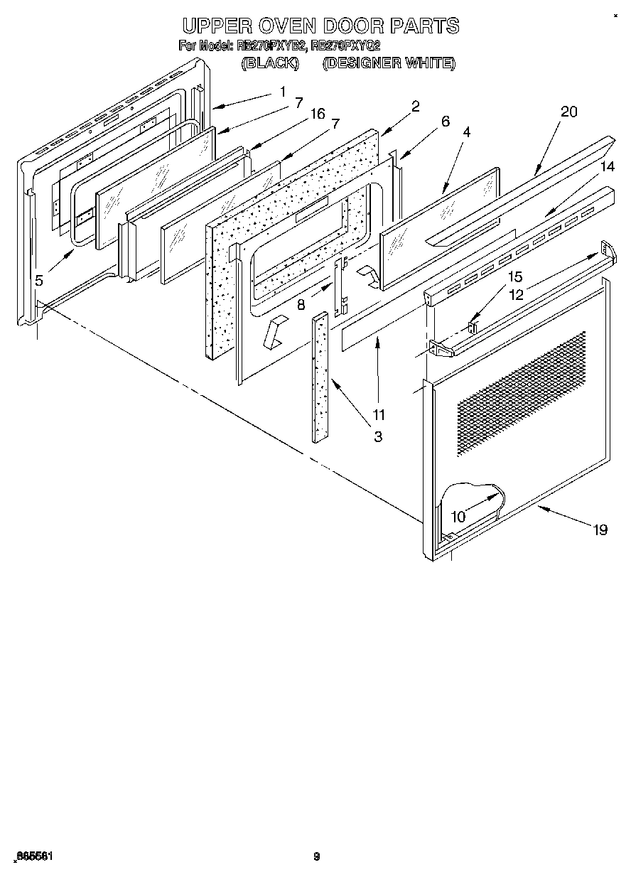 05 - UPPER OVEN DOOR