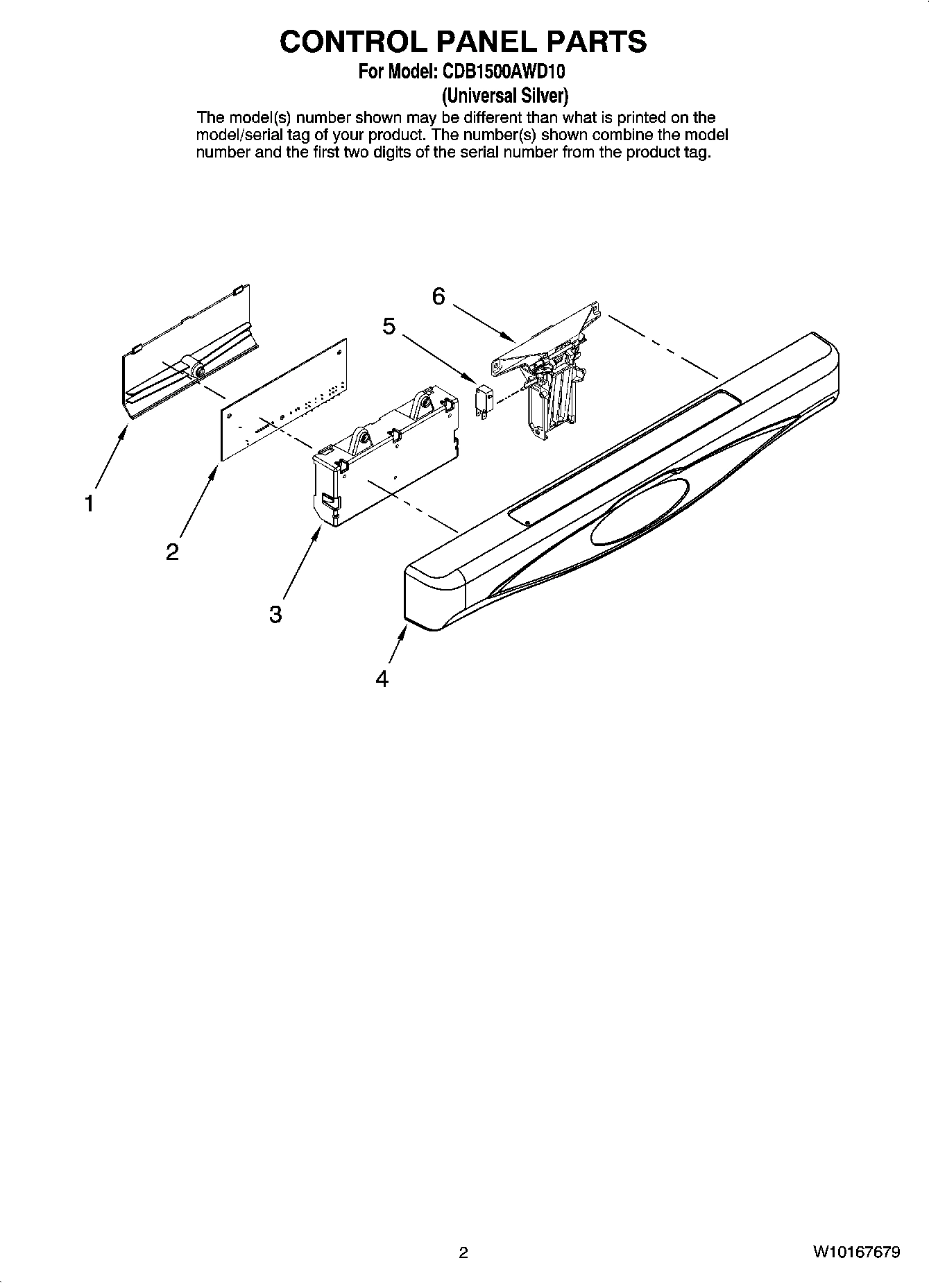 02 - CONTROL PANEL PARTS