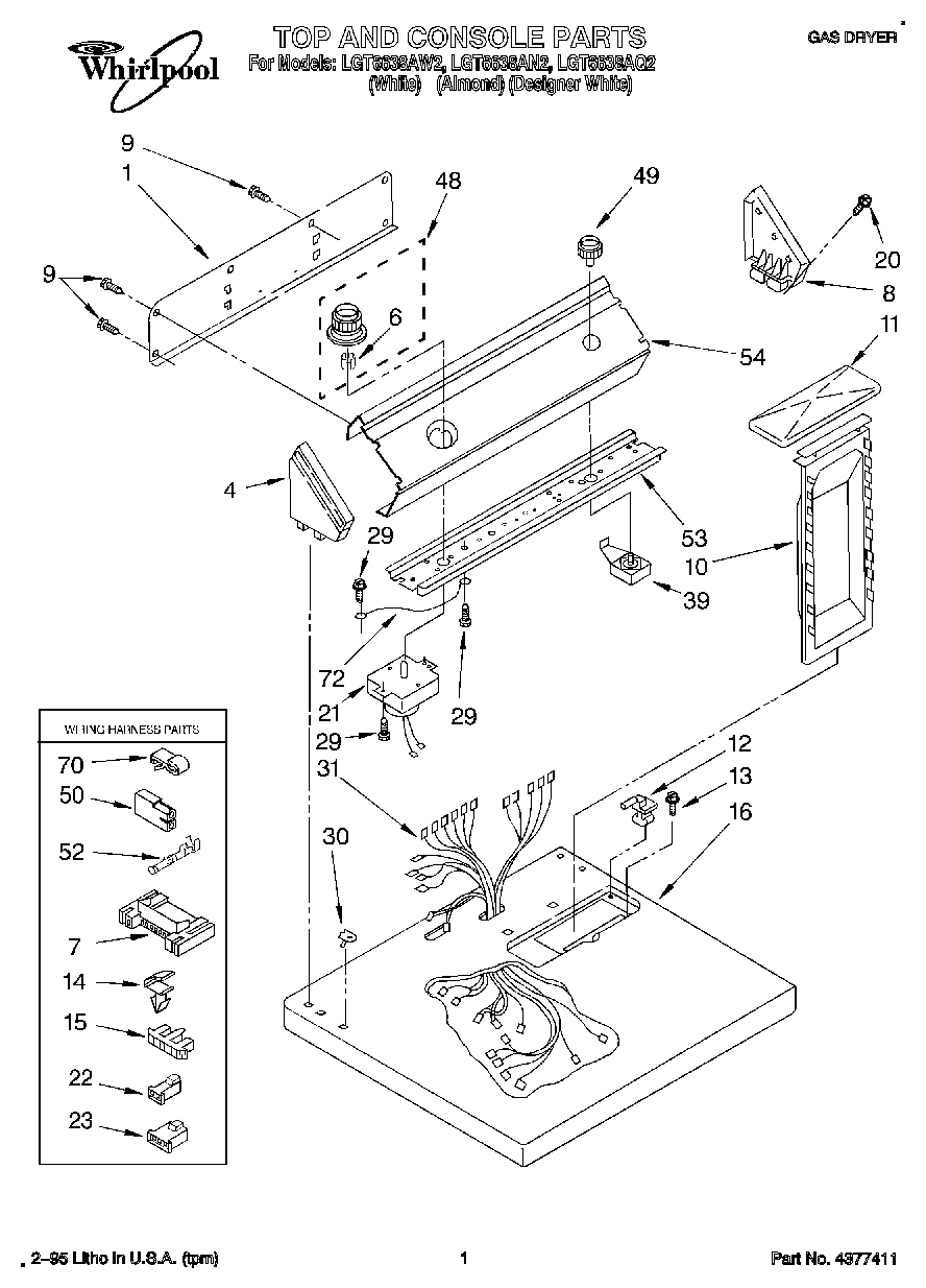 01 - TOP AND CONSOLE, LIT/OPTIONAL