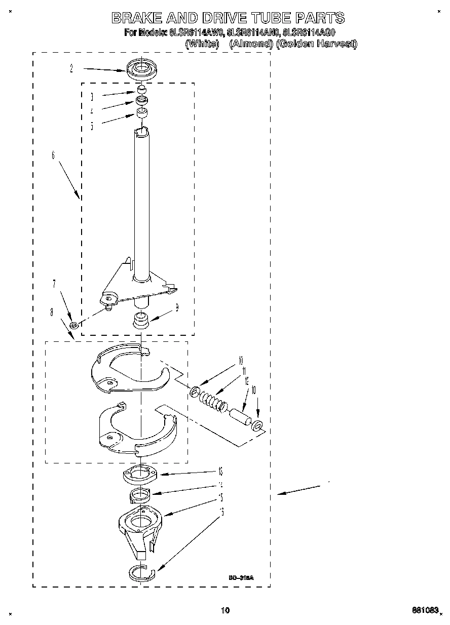 08 - BRAKE AND DRIVE TUBE