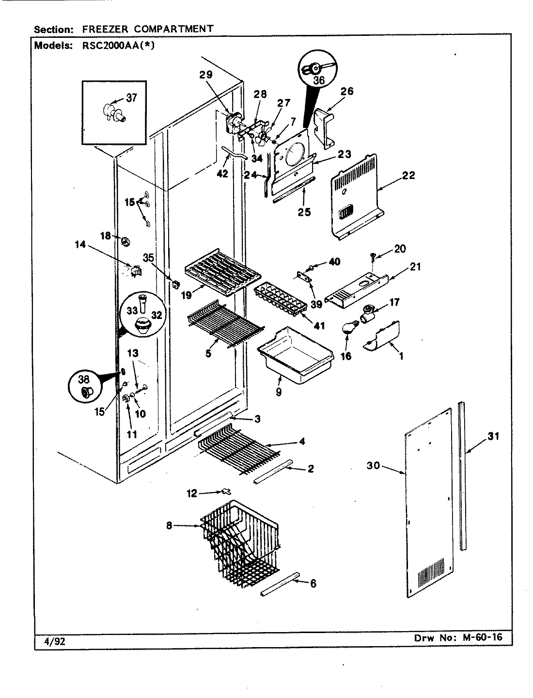 01 - FREEZER COMPARTMENT