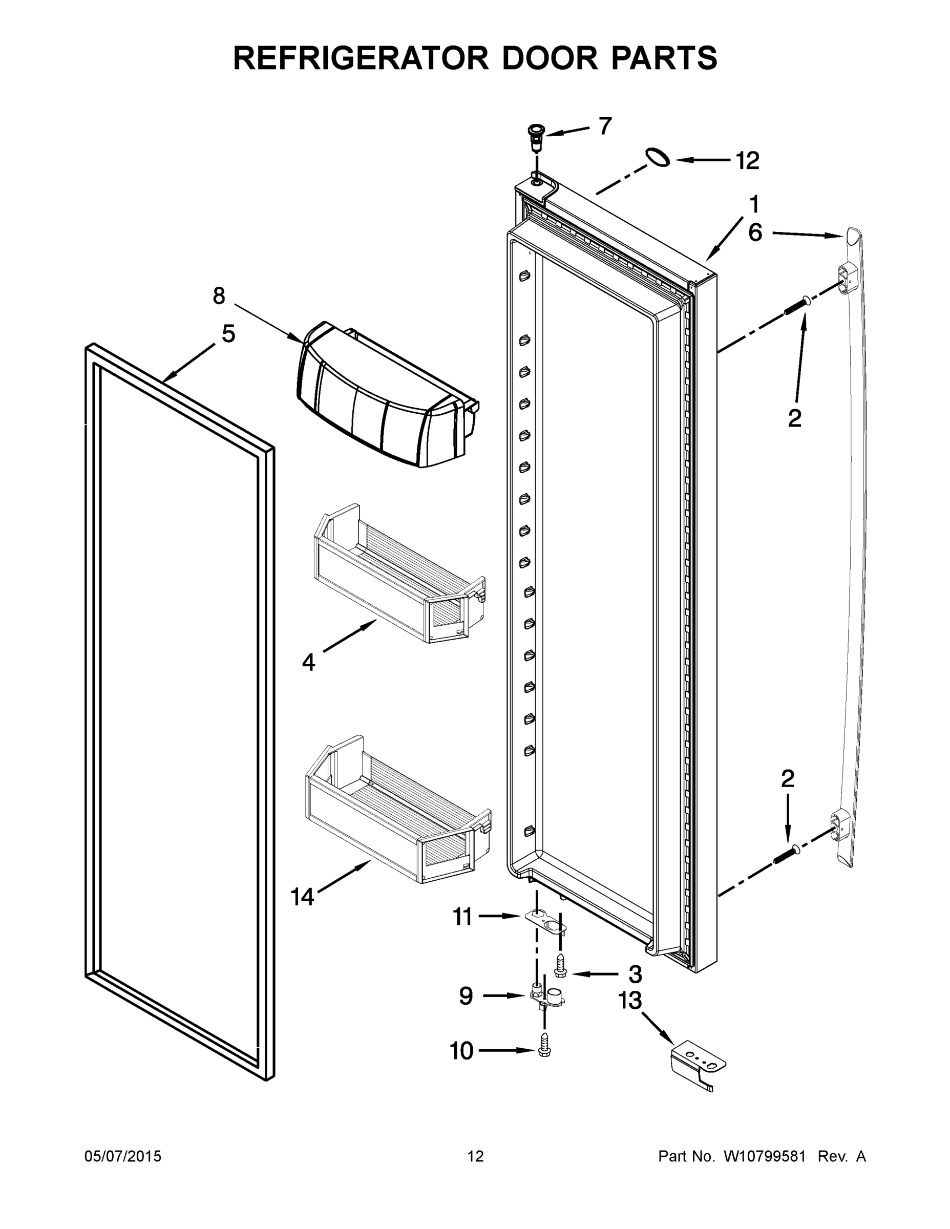 07 - REFRIGERATOR DOOR PARTS