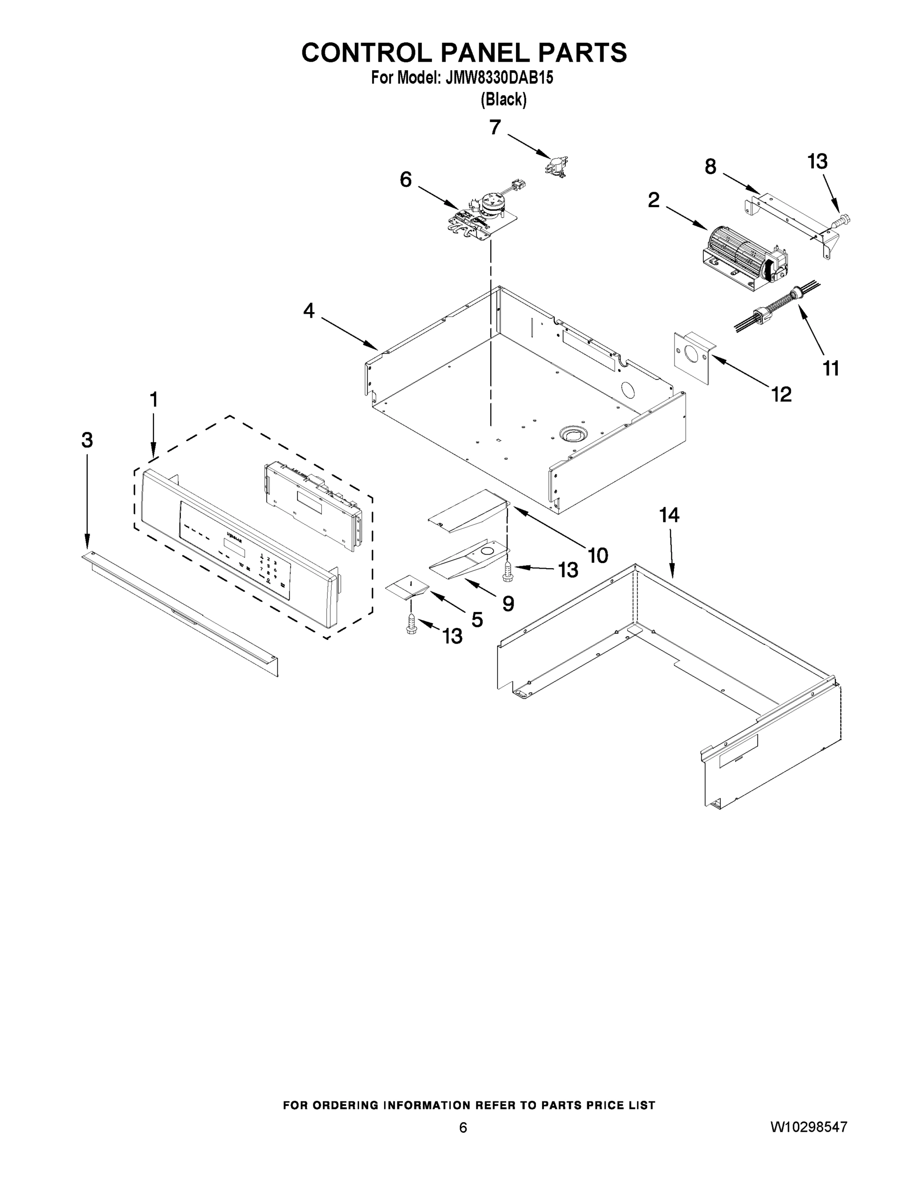 04 - CONTROL PANEL PARTS