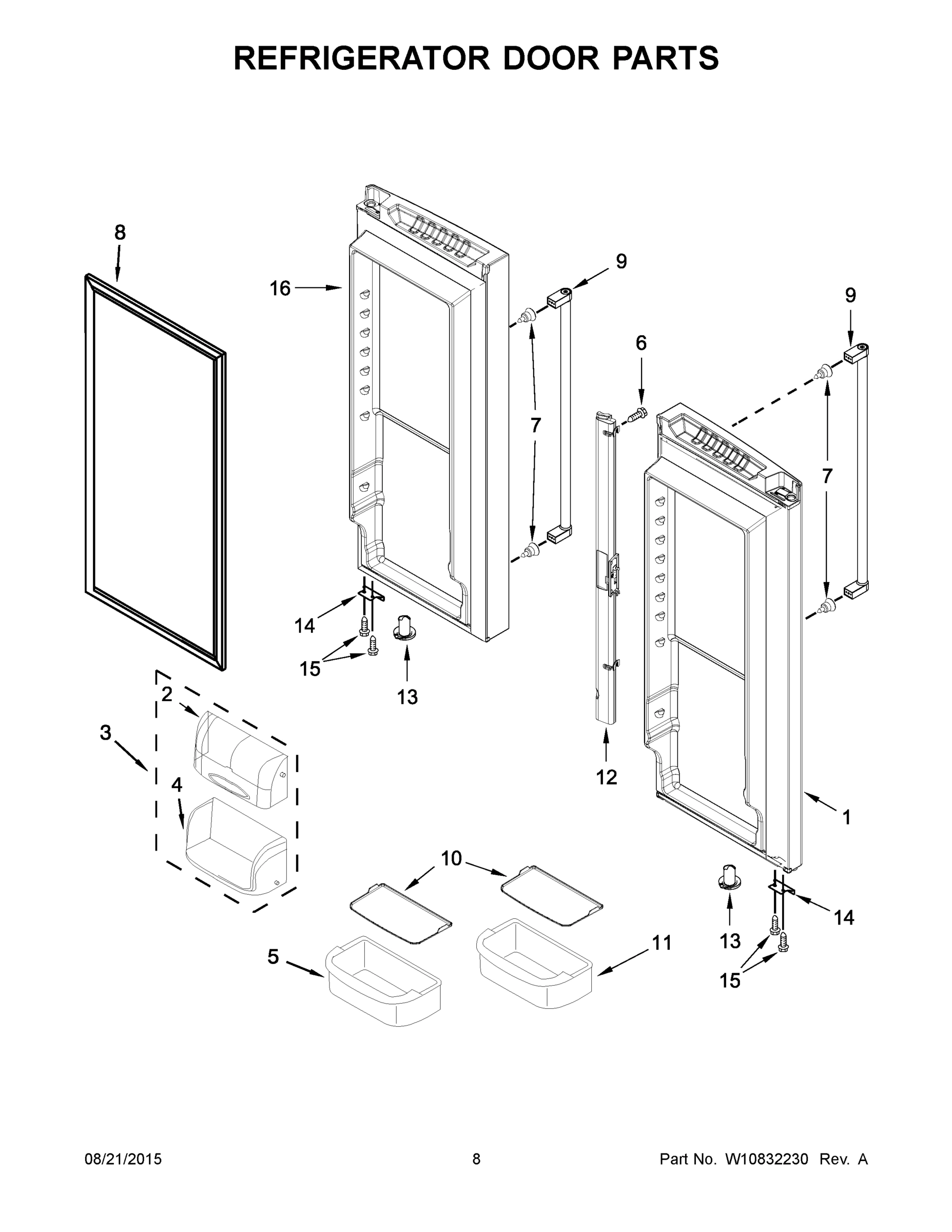 05 - REFRIGERATOR DOOR PARTS