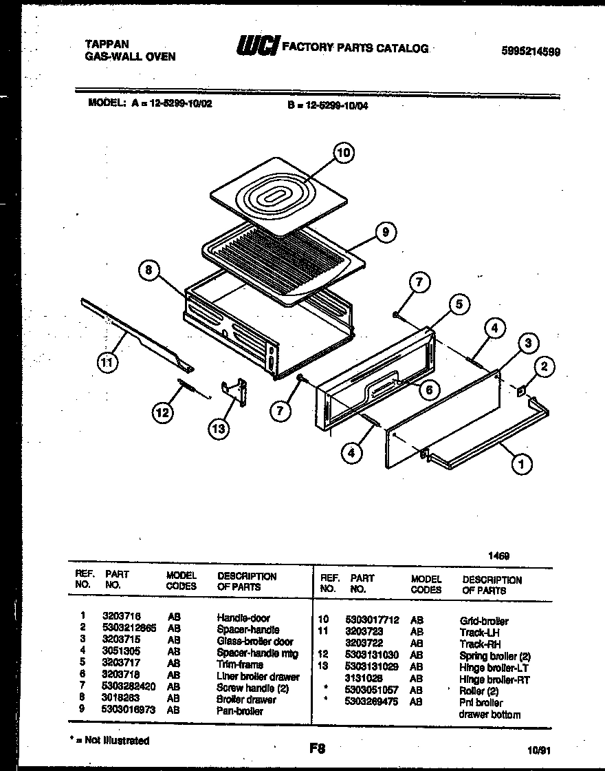 05 - BROILER DRAWER PARTS