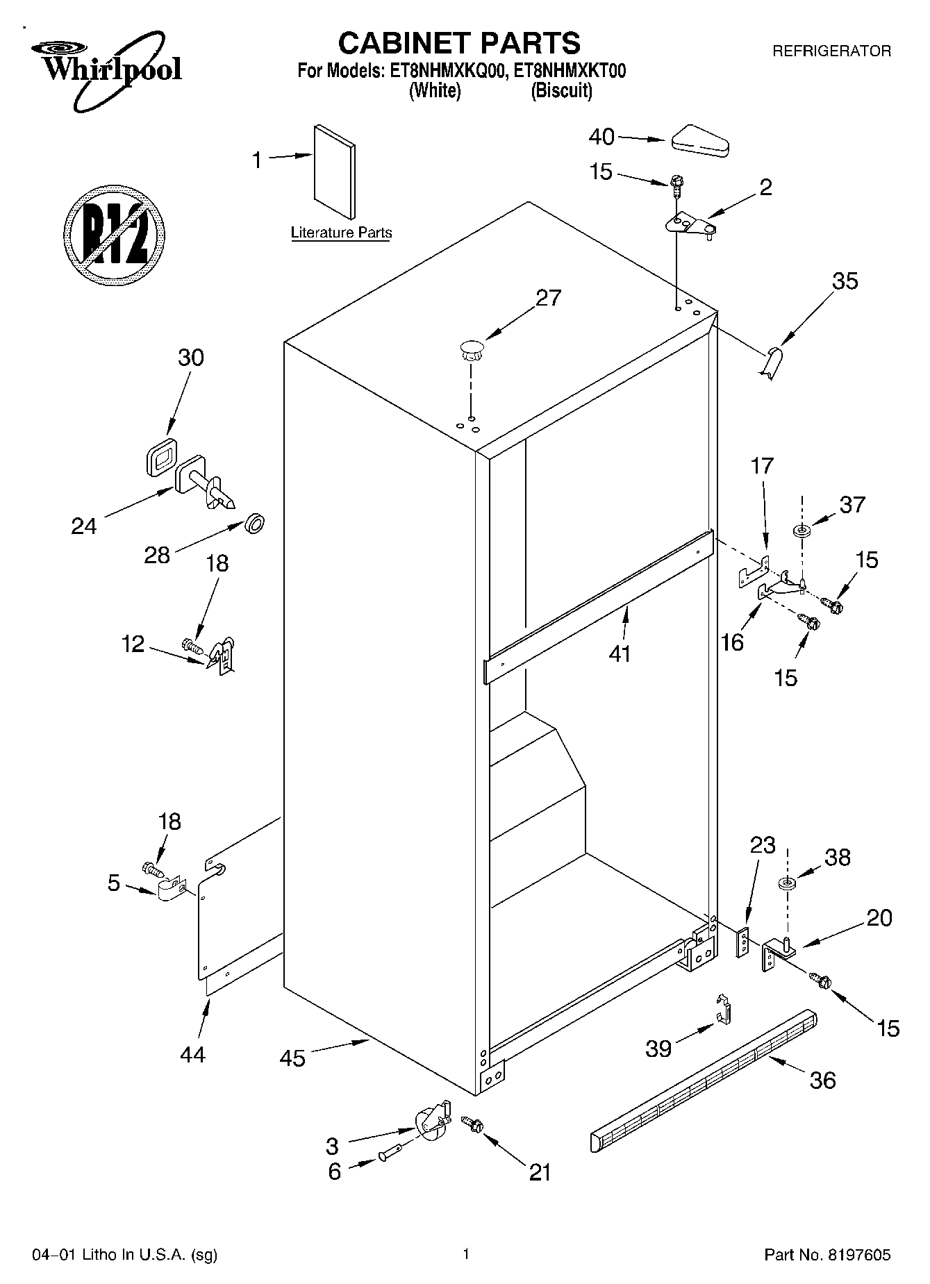 01 - CABINET, LITERATURE