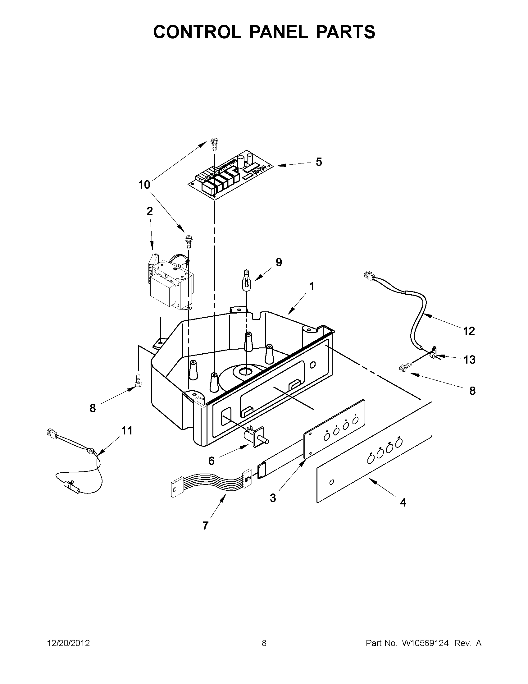 04 - CONTROL PANEL PARTS