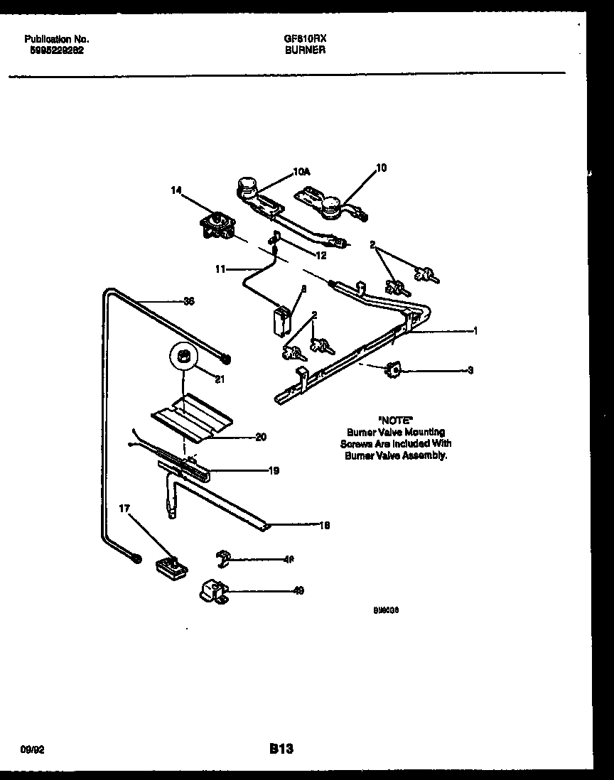 03 - BURNER, MANIFOLD AND GAS CONTROL