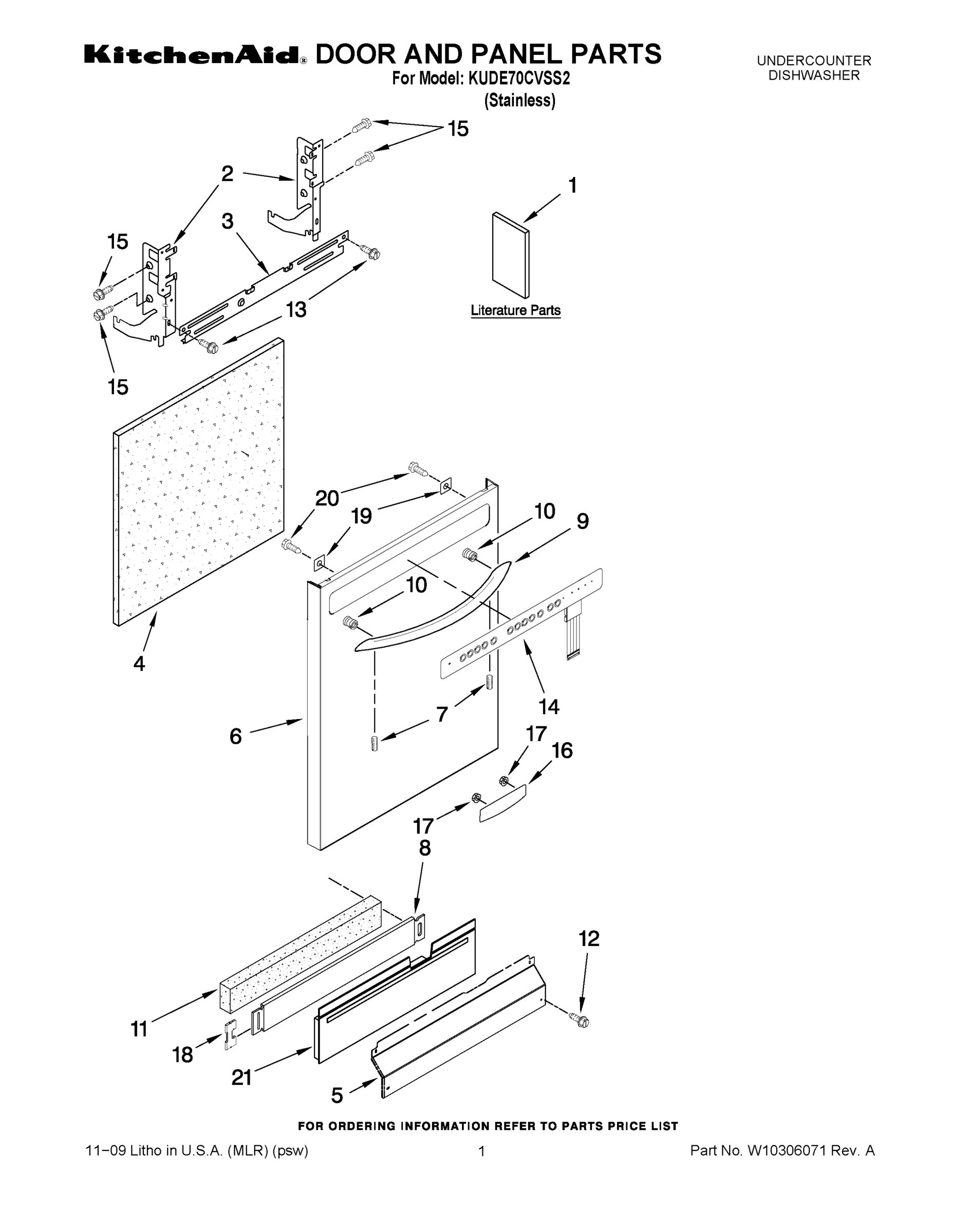 01 - DOOR AND PANEL PARTS