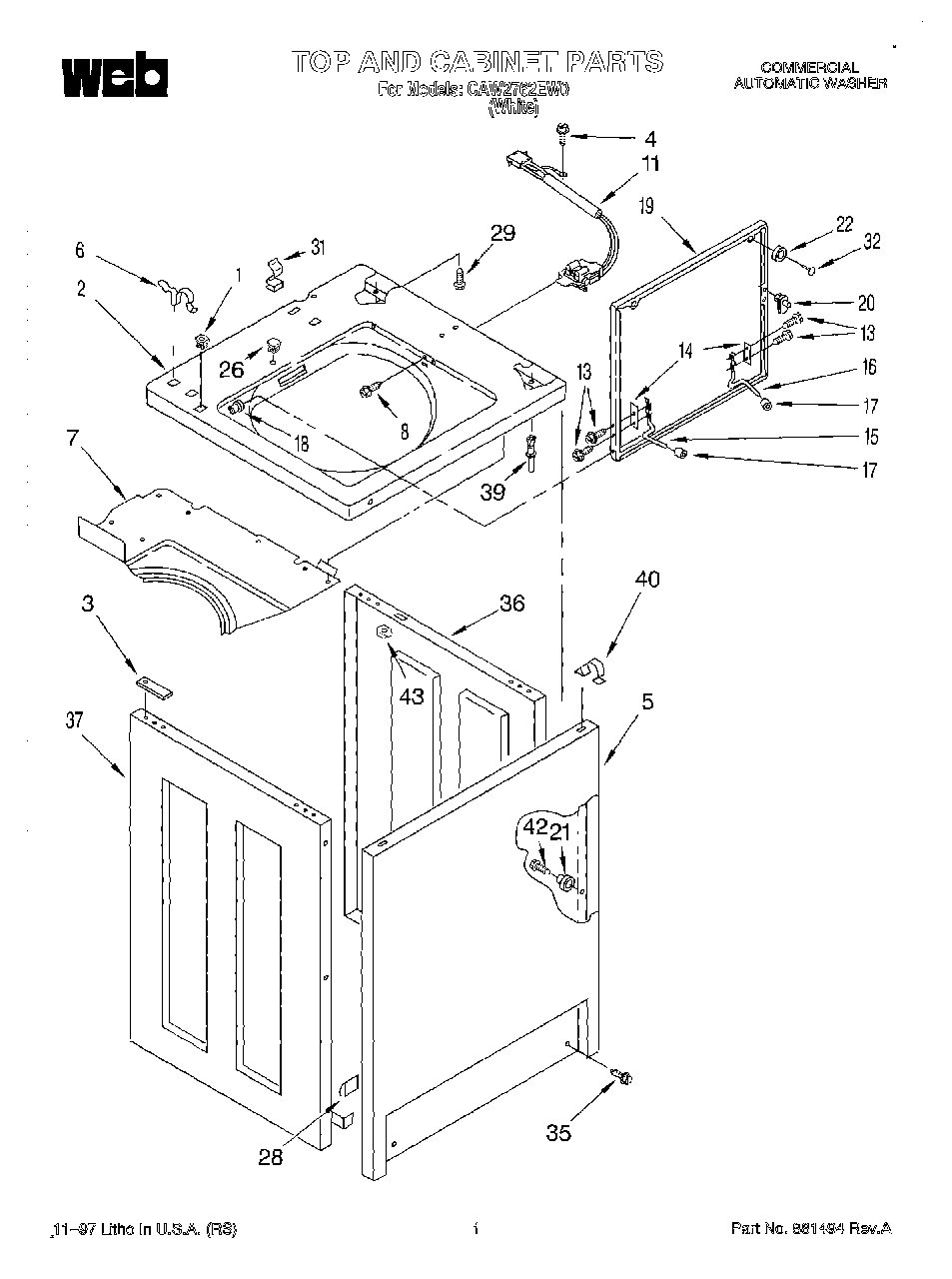 01 - TOP AND CABINET