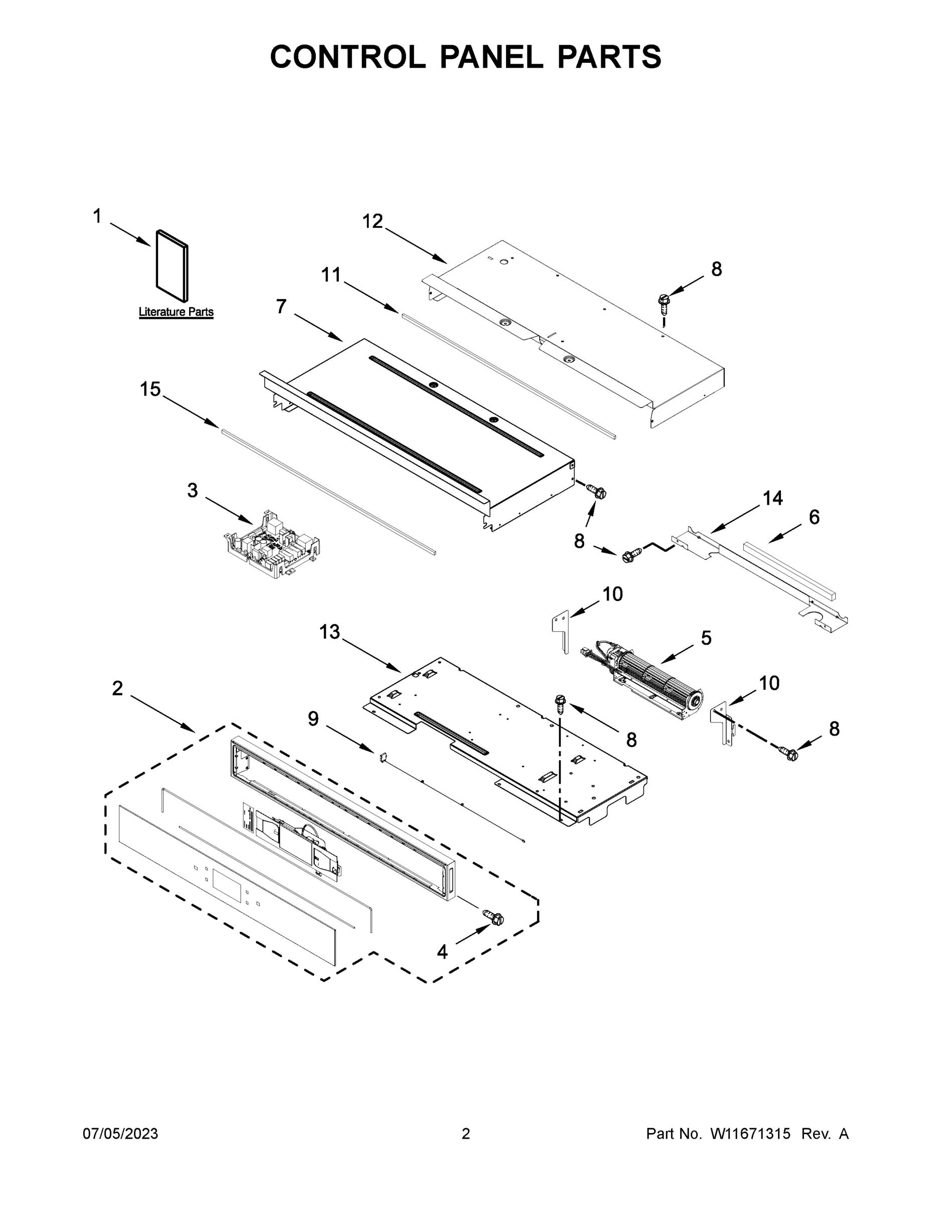 02 - CONTROL PANEL PARTS