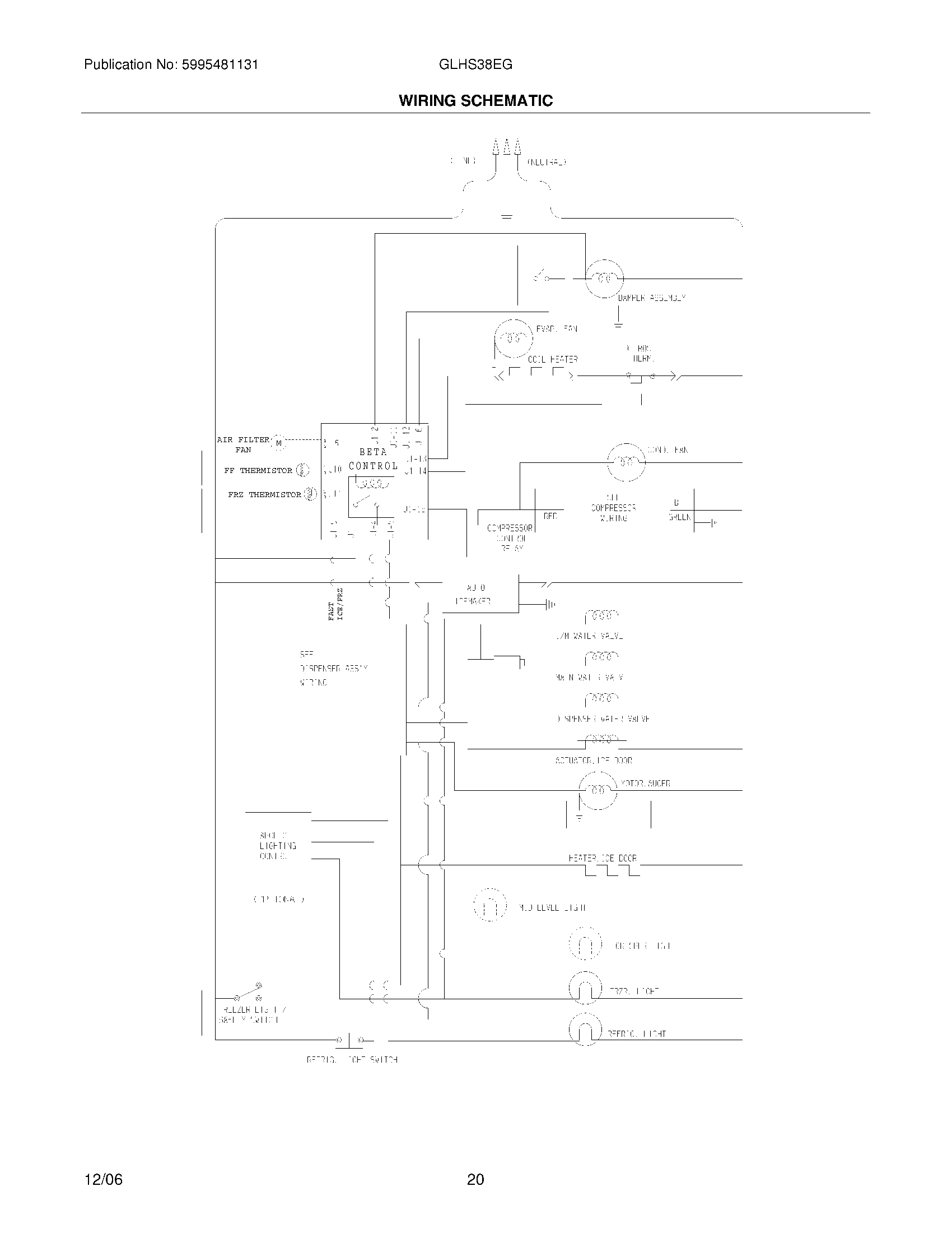 20 - WIRING SCHEMATIC