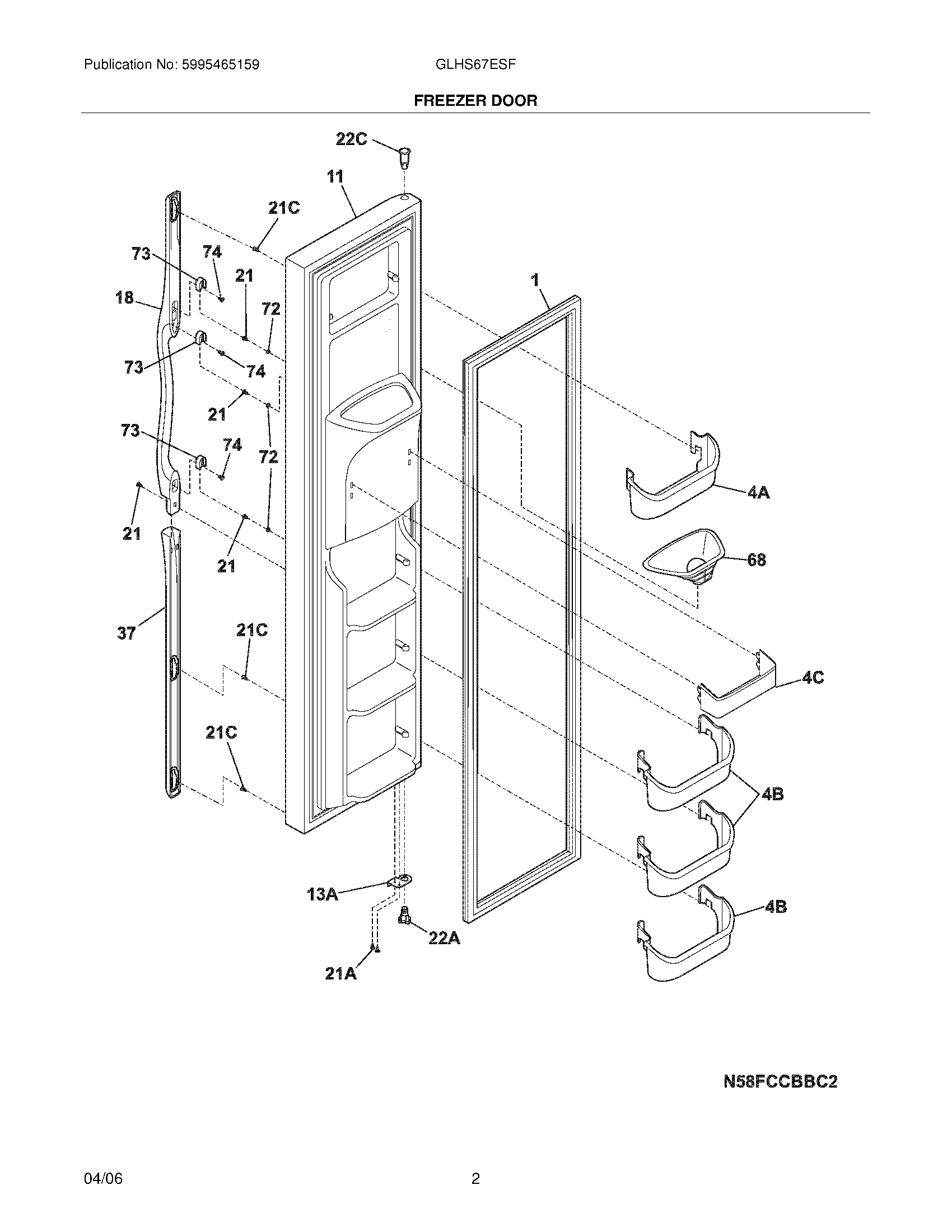 03 - FREEZER DOOR