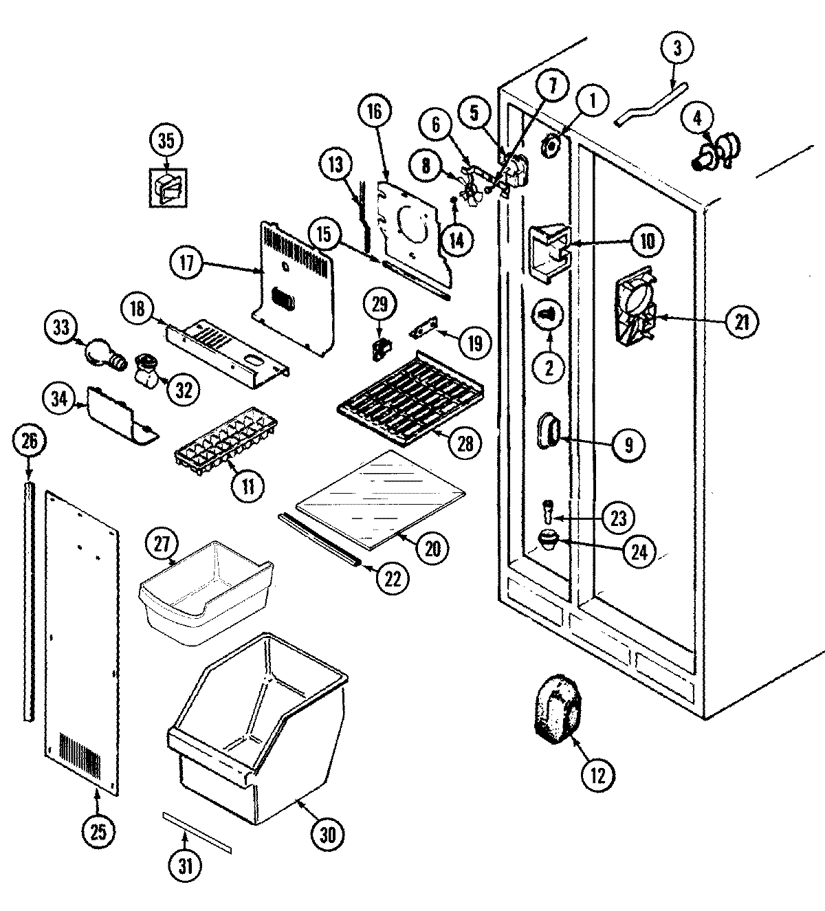 01 - FREEZER COMPARTMENT