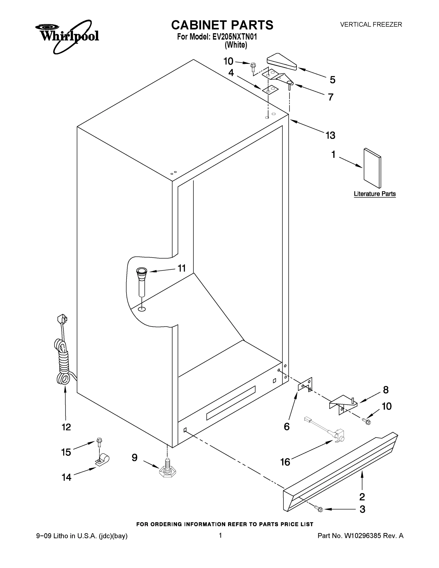 01 - CABINET PARTS