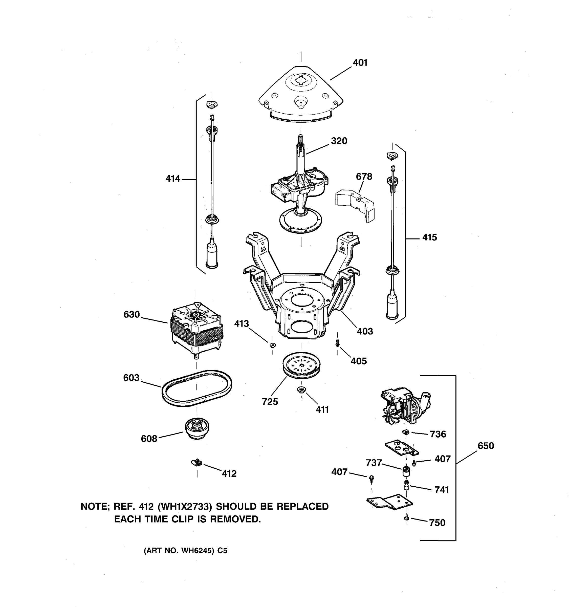 SUSPENSION, PUMP & DRIVE COMPONENTS