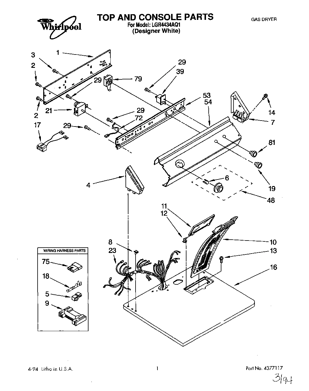 01 - TOP & CONSOLE, LIT/OPTIONAL