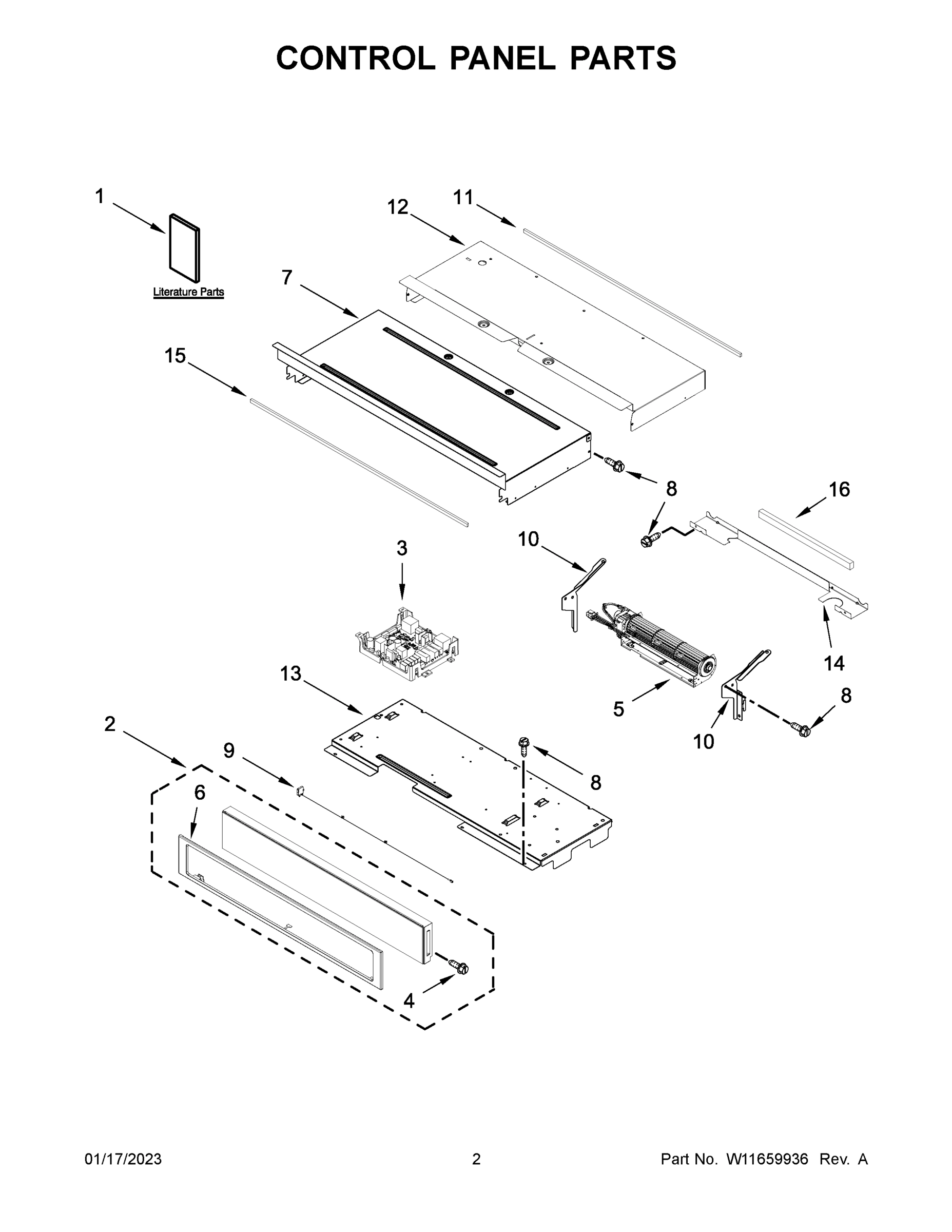 02 - CONTROL PANEL PARTS