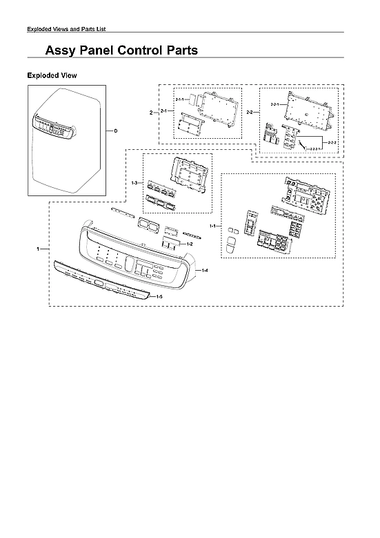 Control Panel Assembly