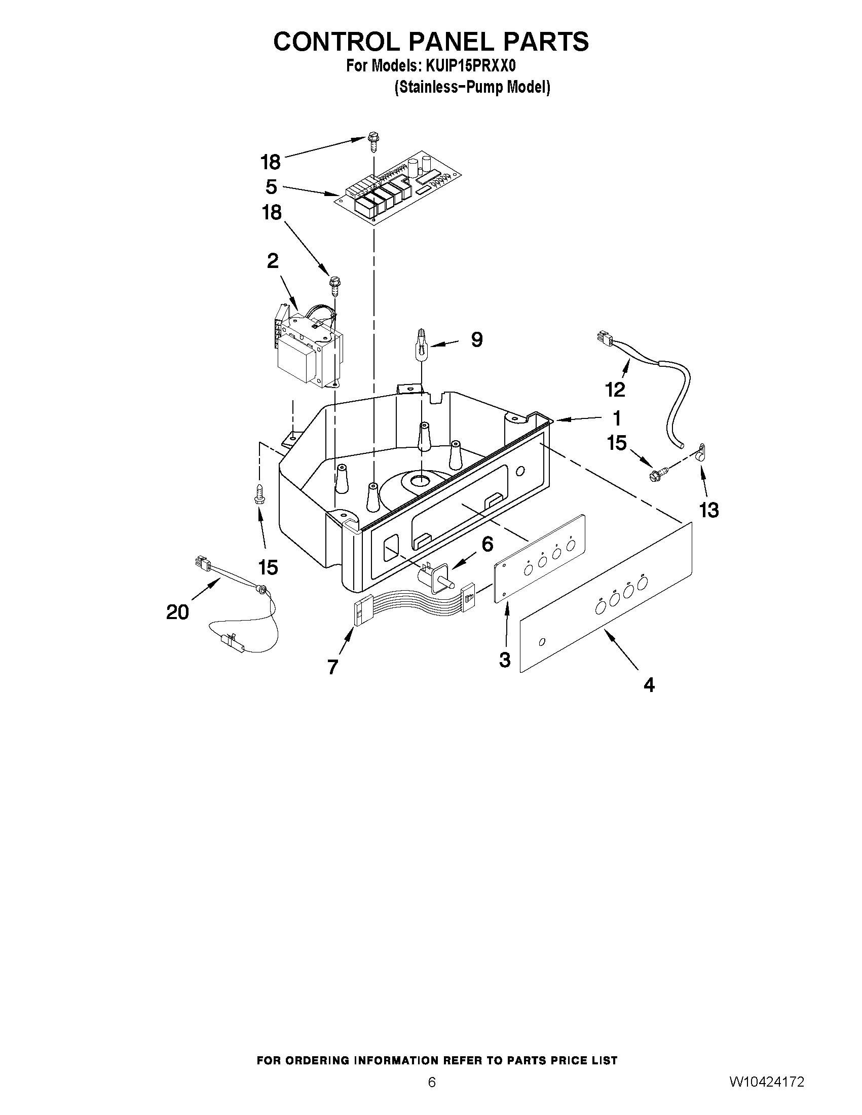 04 - CONTROL PANEL PARTS