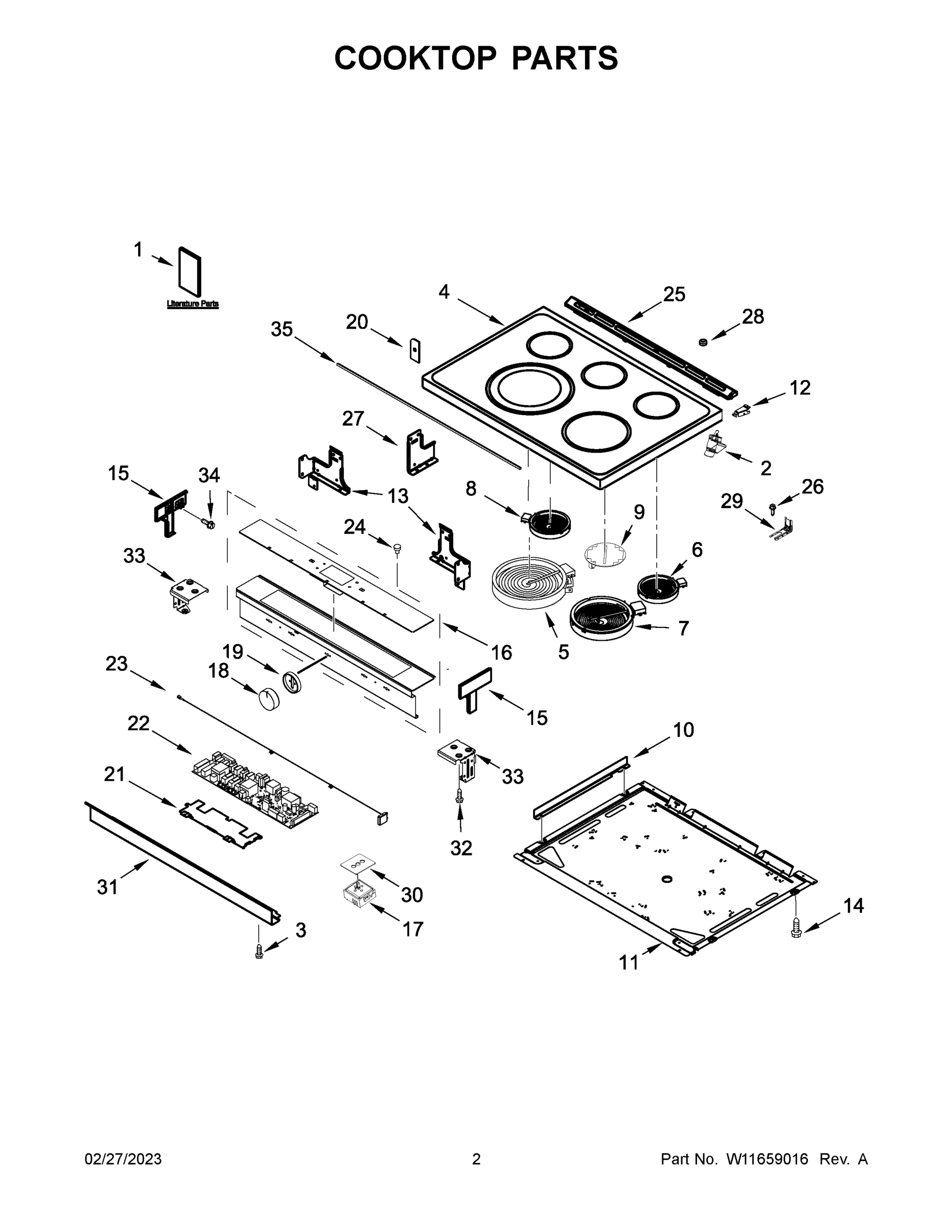 02 - COOKTOP PARTS