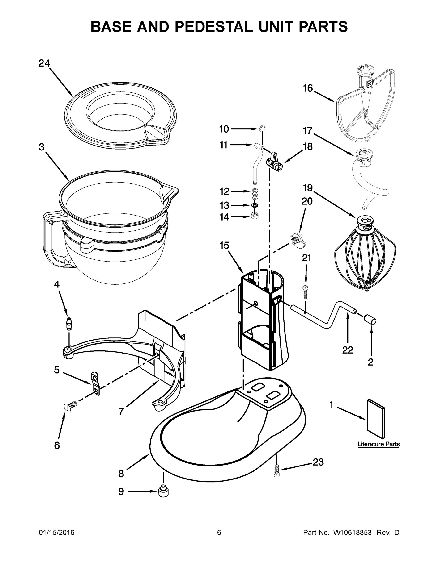 04 - BASE AND PEDESTAL UNIT PARTS