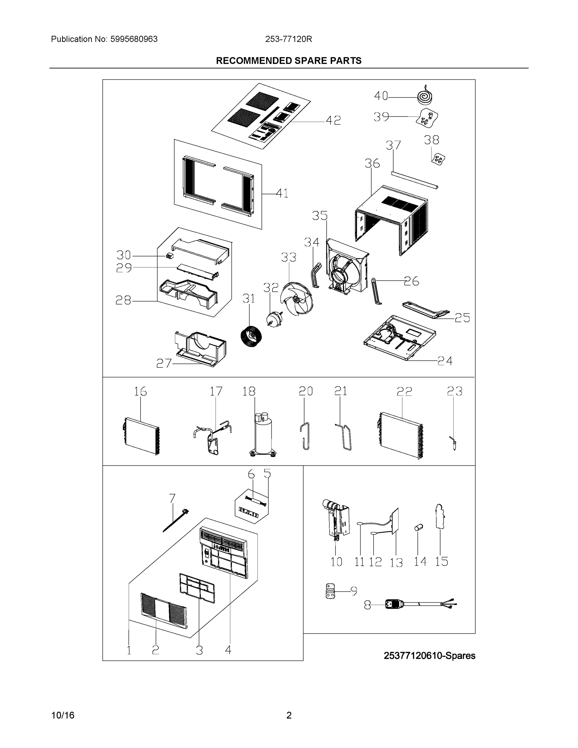 02 - RECOMMENDED SPARE PARTS