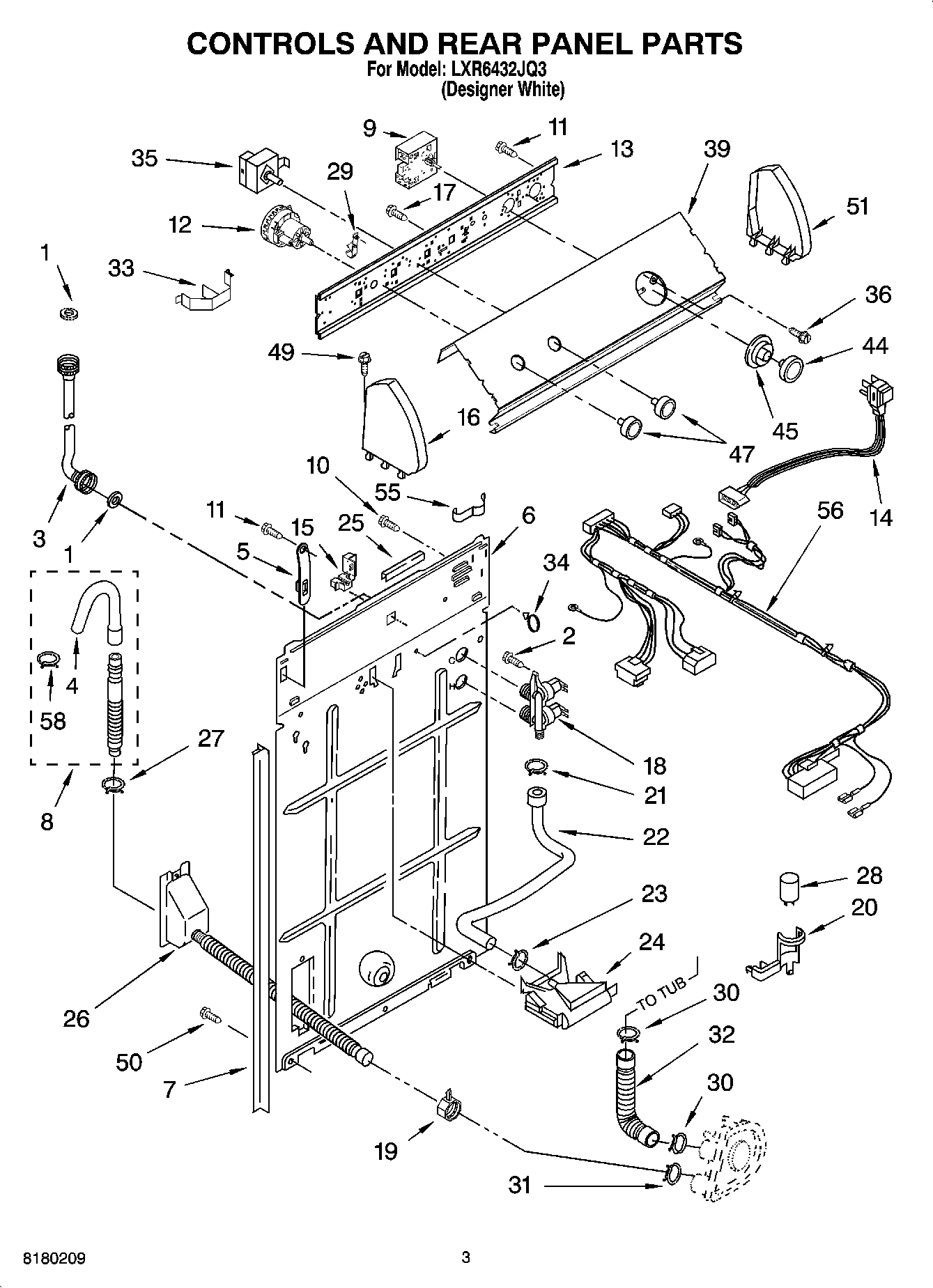 02 - CONTROL AND REAR PANEL PARTS