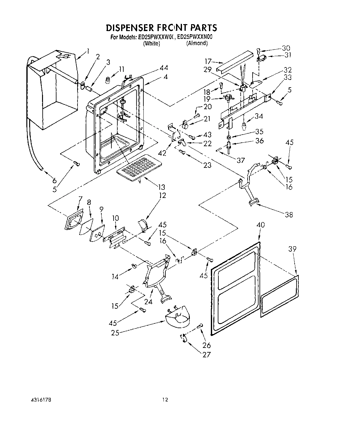 08 - DISPENSER FRONT