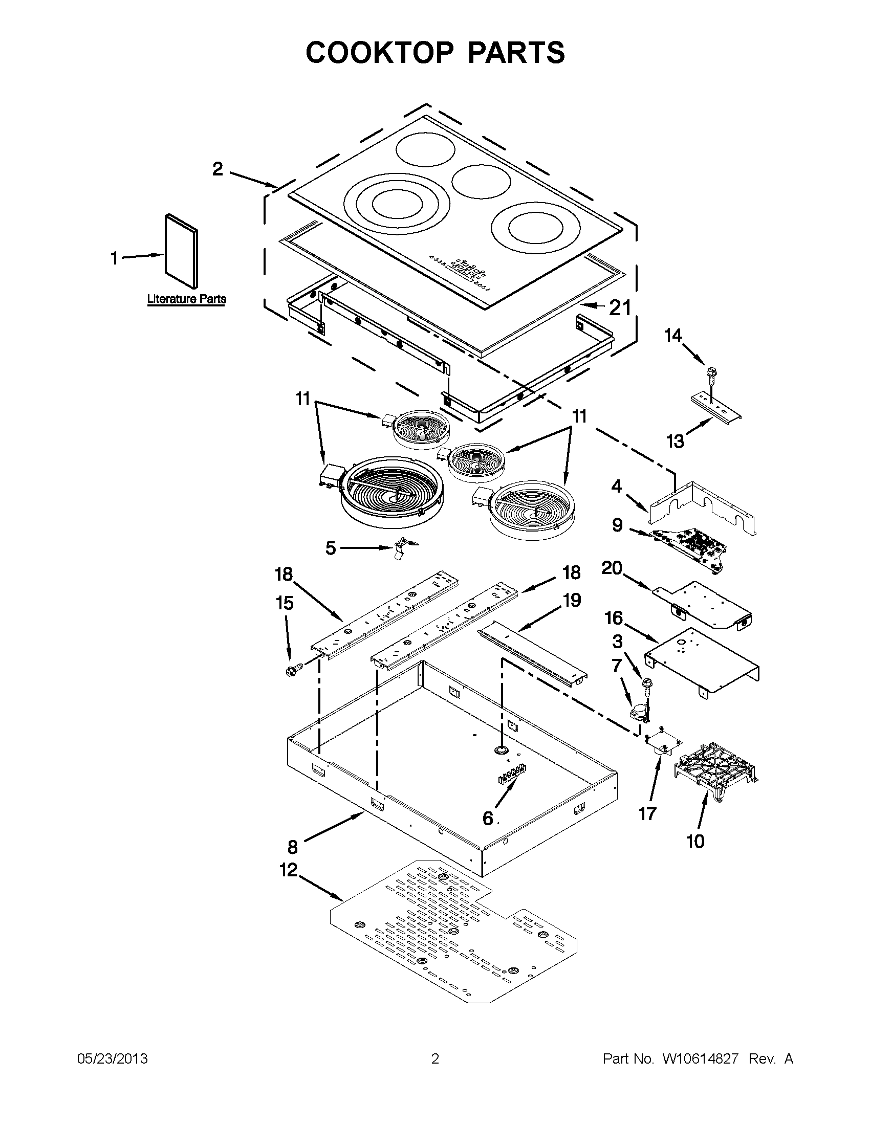 01 - COOKTOP PARTS