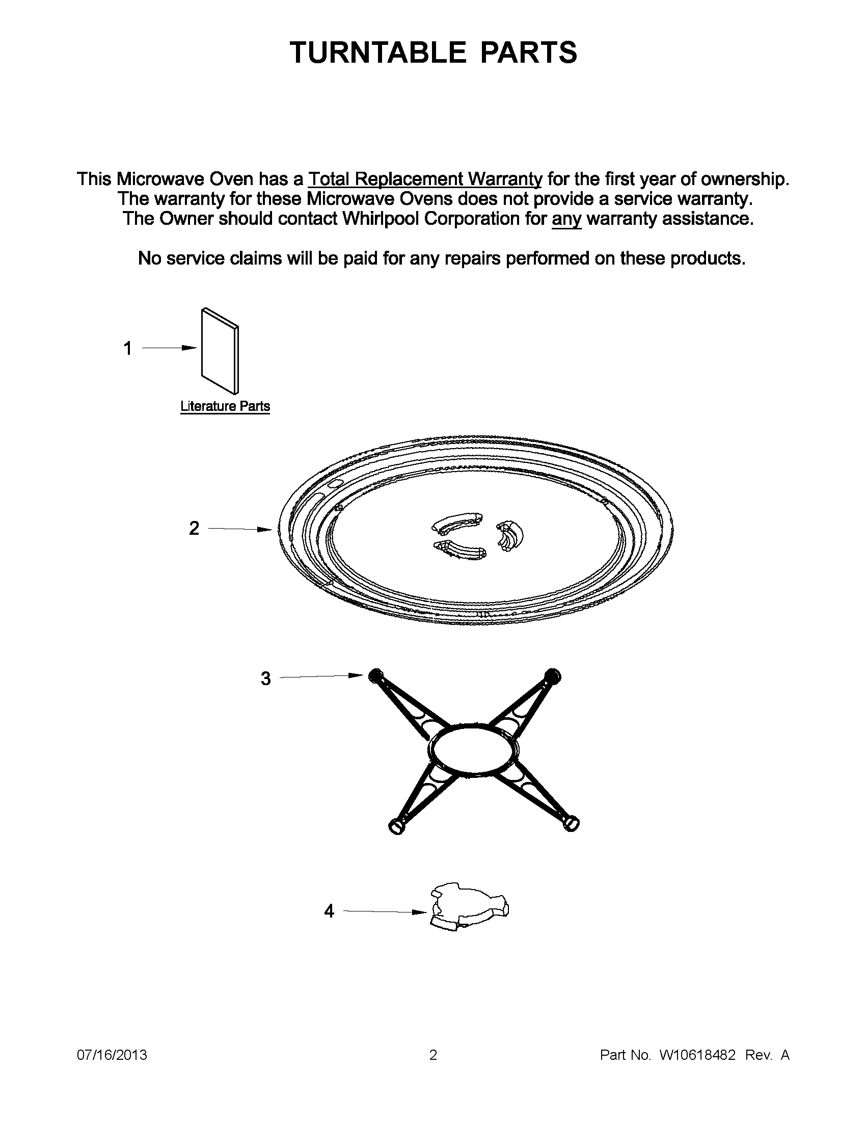 01 - TURNTABLE PARTS