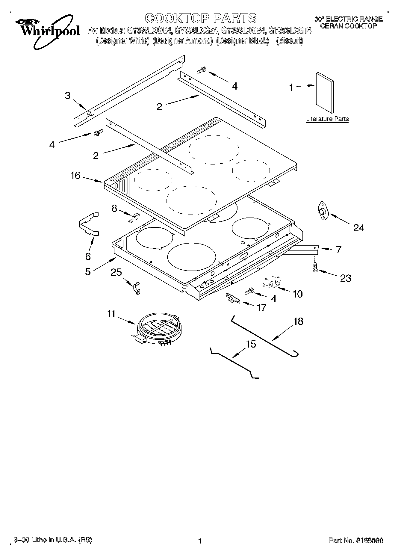 01 - COOKTOP, LITERATURE