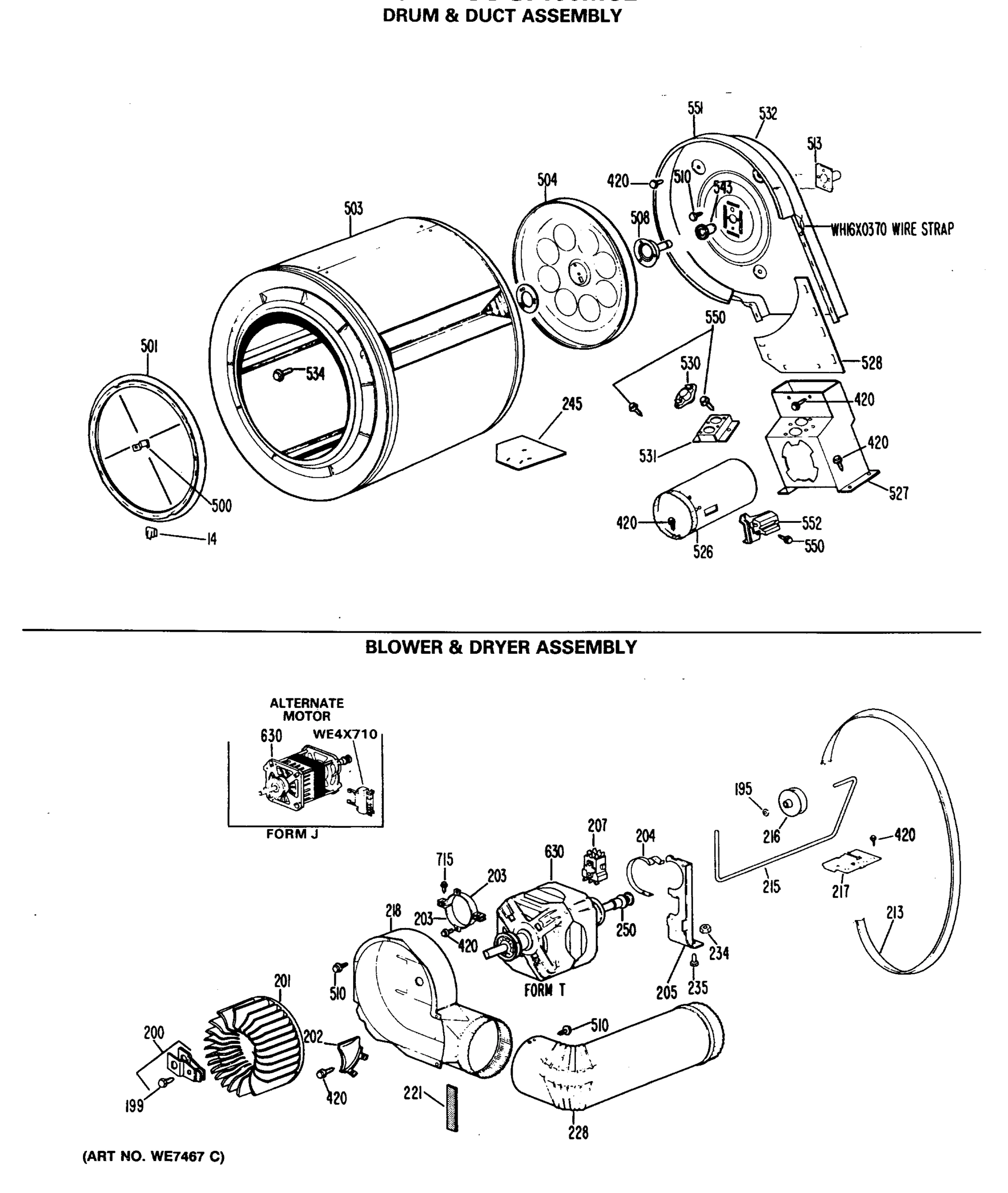 DRUM & DUCT ASSEMBLY