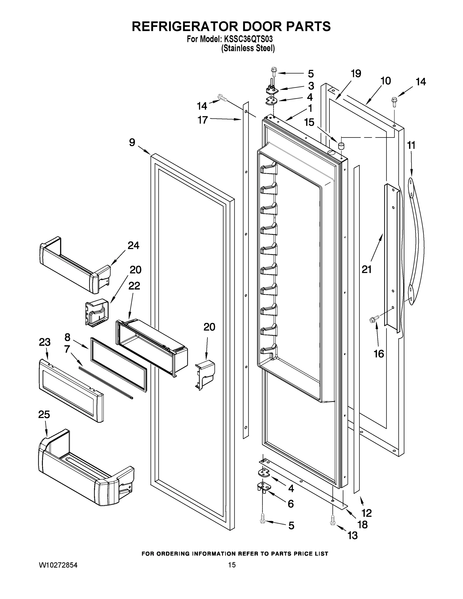 10 - REFRIGERATOR DOOR PARTS