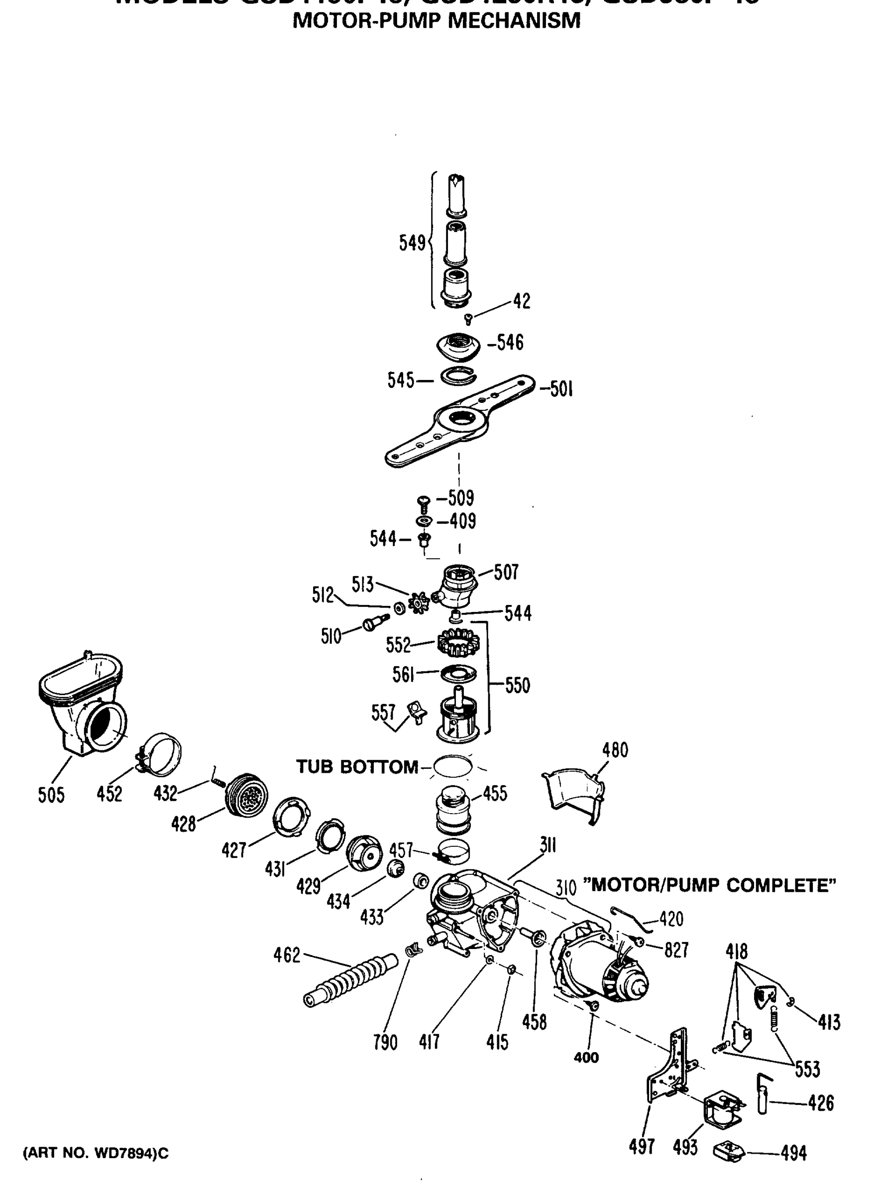 MOTOR-PUMP MECHANISM