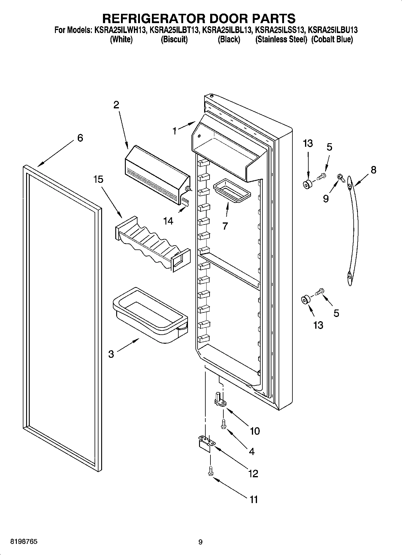06 - REFRIGERATOR DOOR PARTS