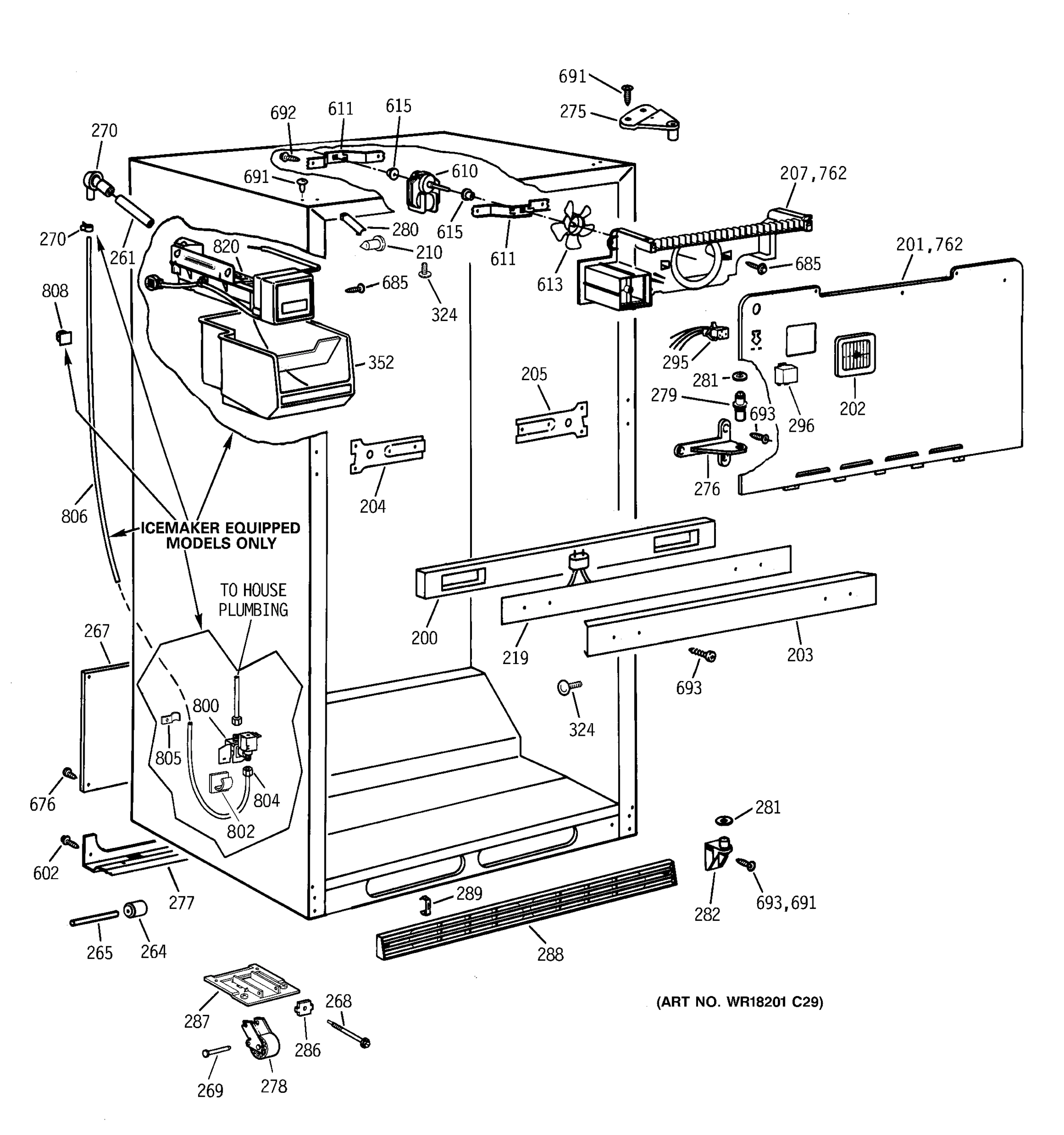 CABINET PARTS
