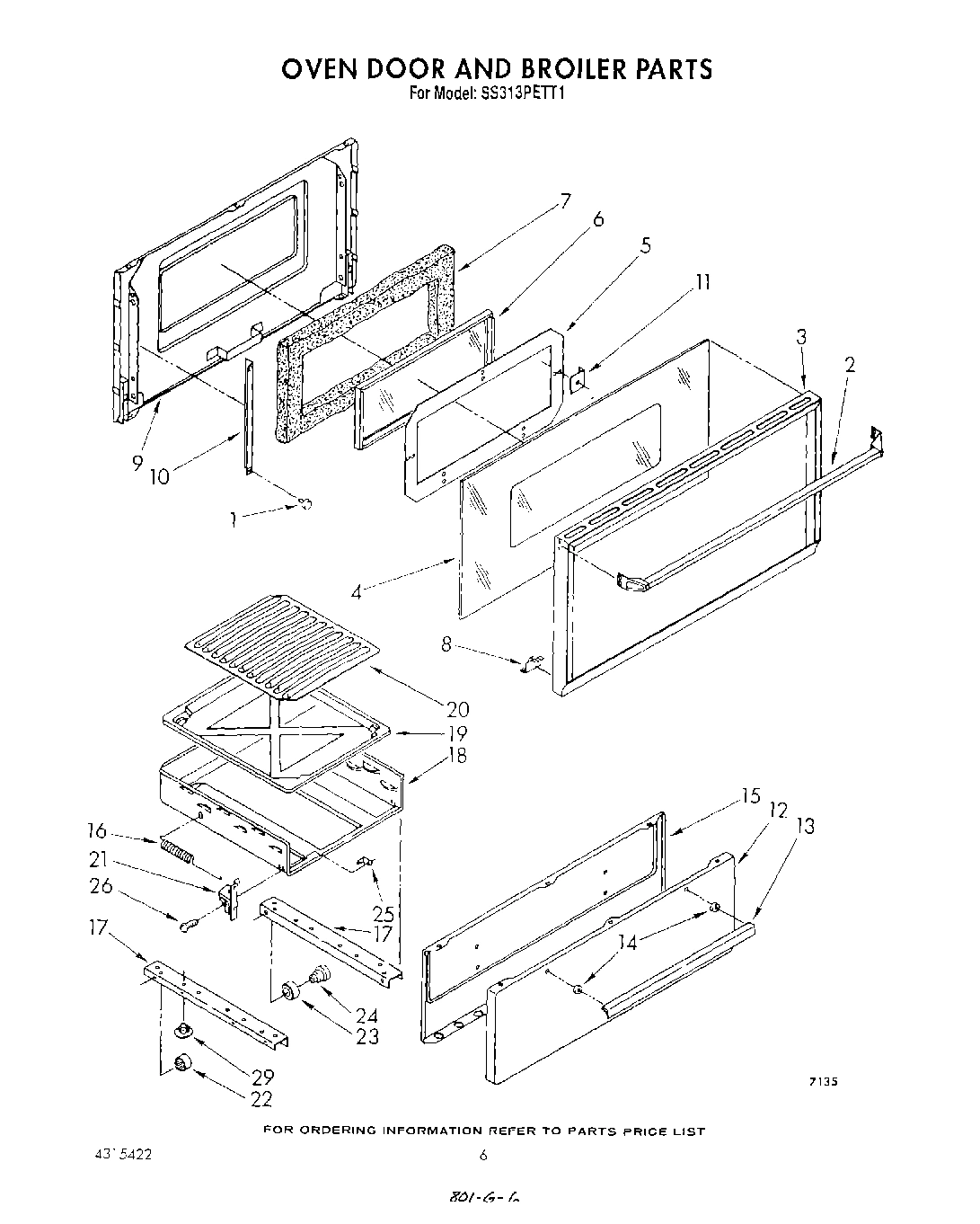 05 - OVEN DOOR AND BROILER