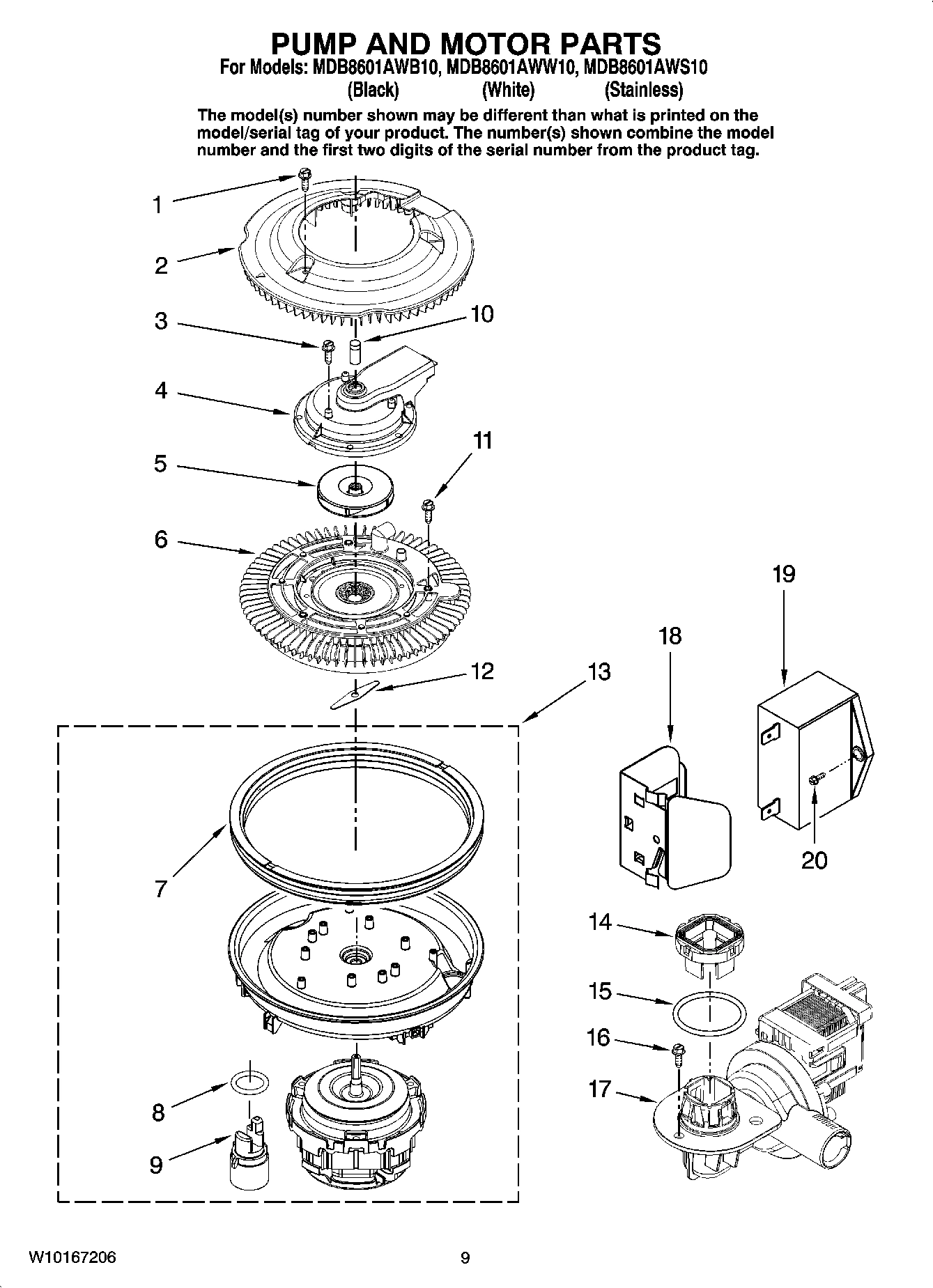 08 - PUMP AND MOTOR PARTS