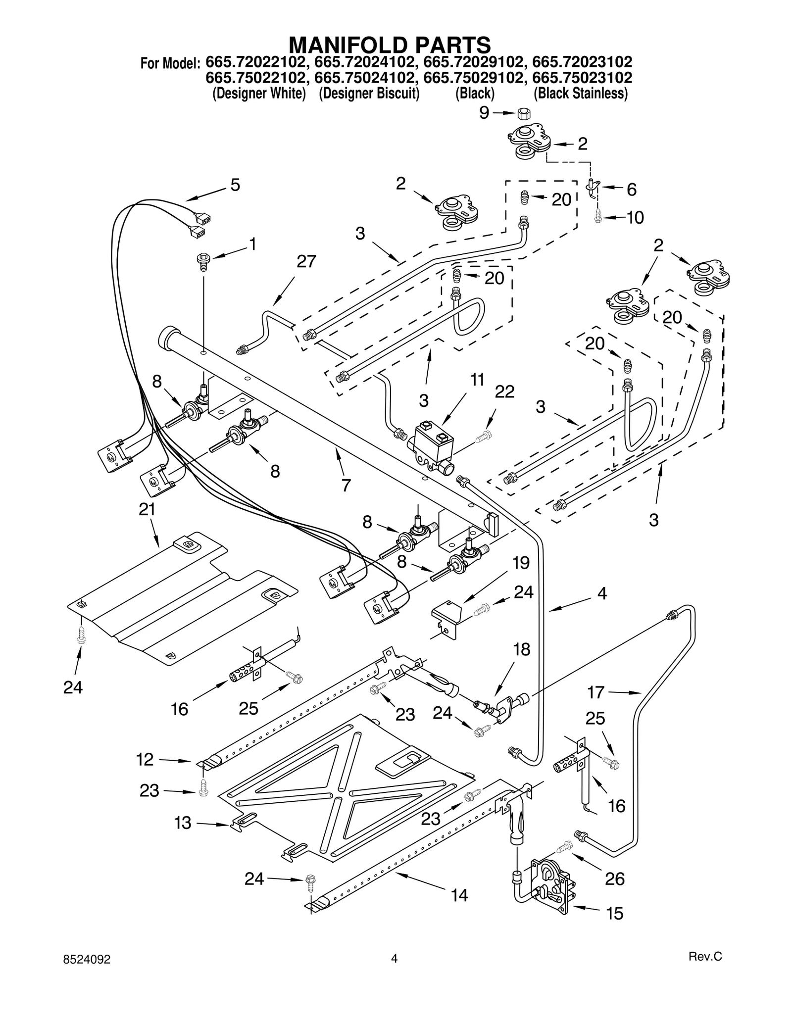 MANIFOLD PARTS